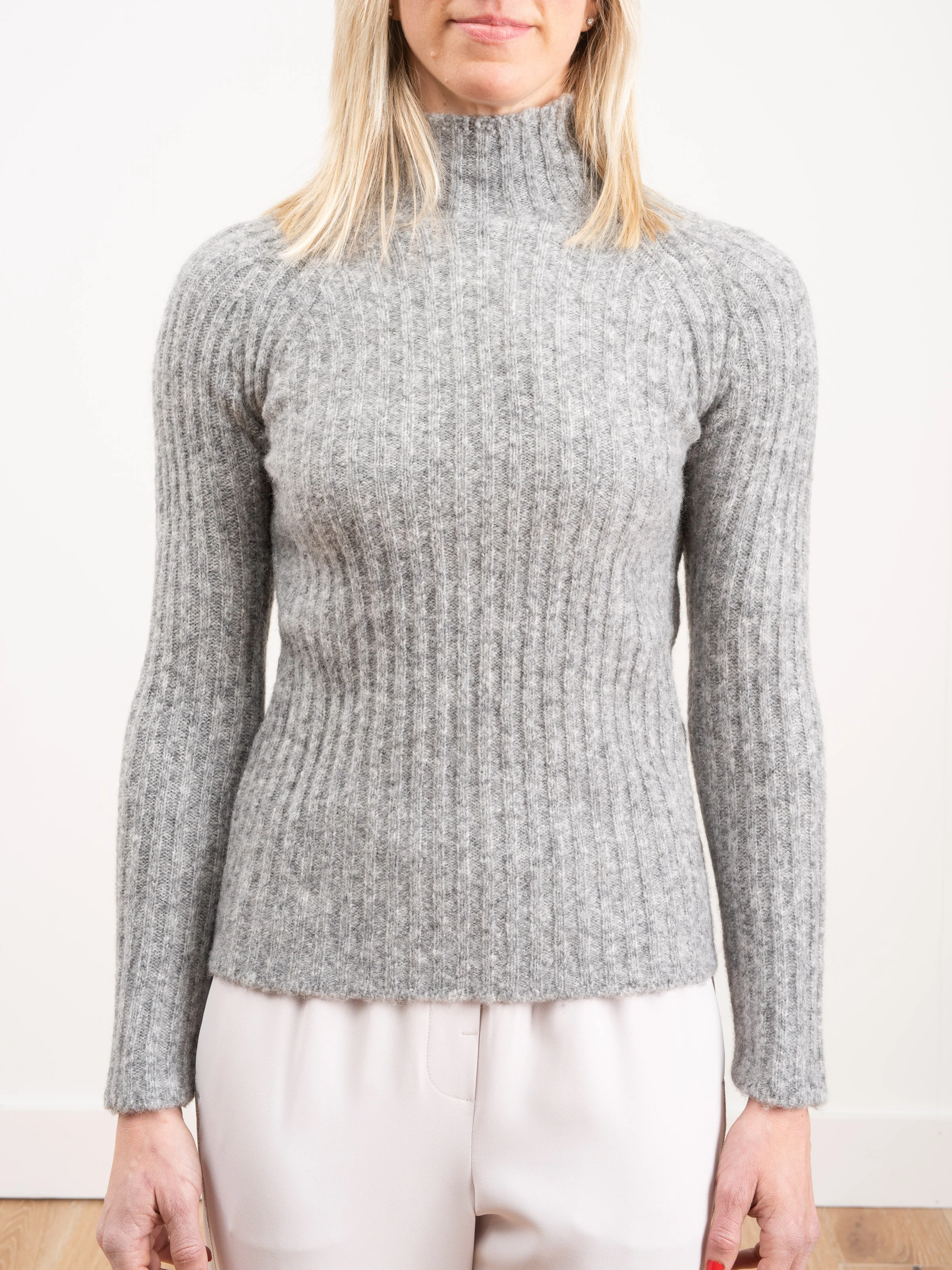 merino ribbed turtleneck - Image 4