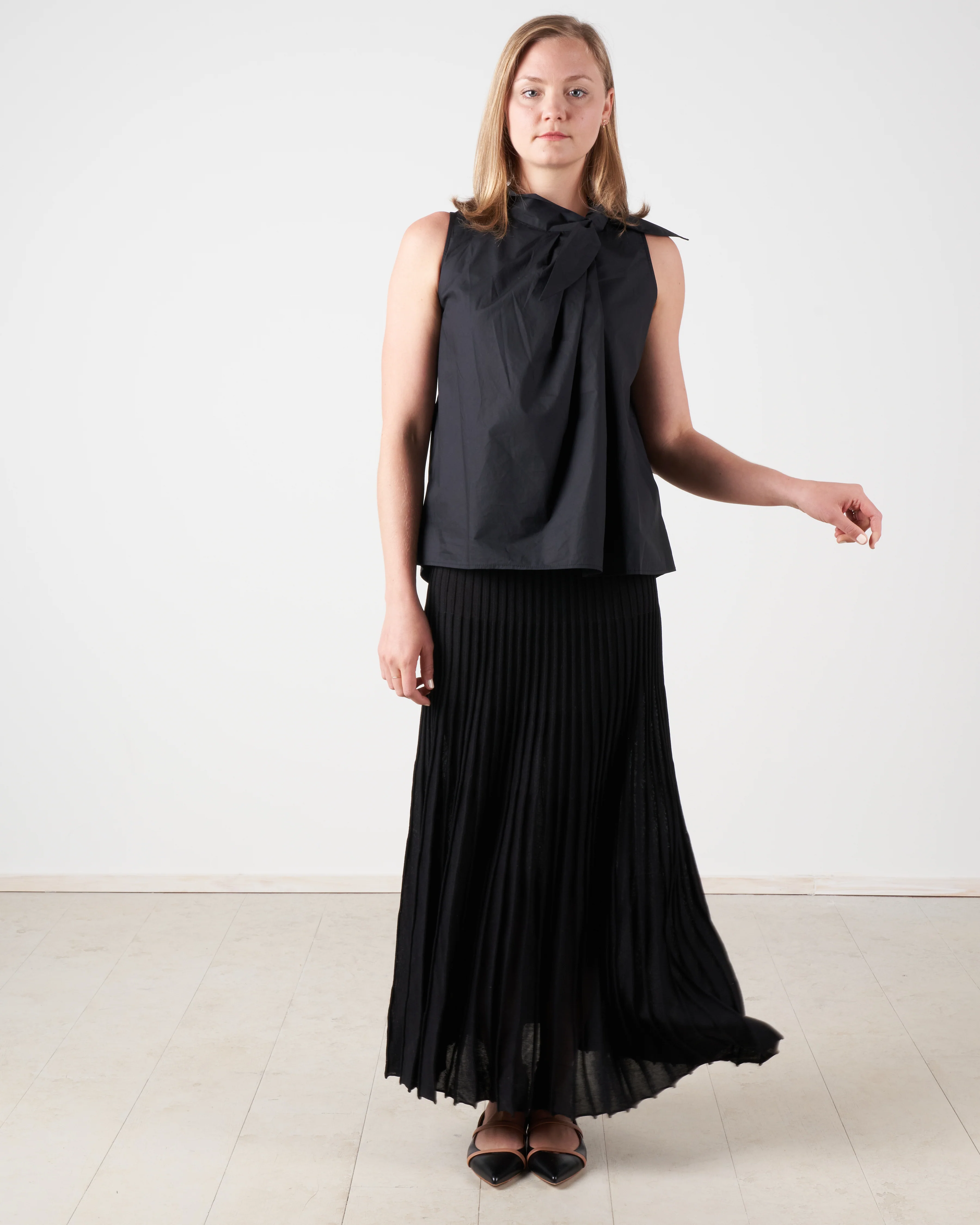 pleated skirt - nero - Image 6