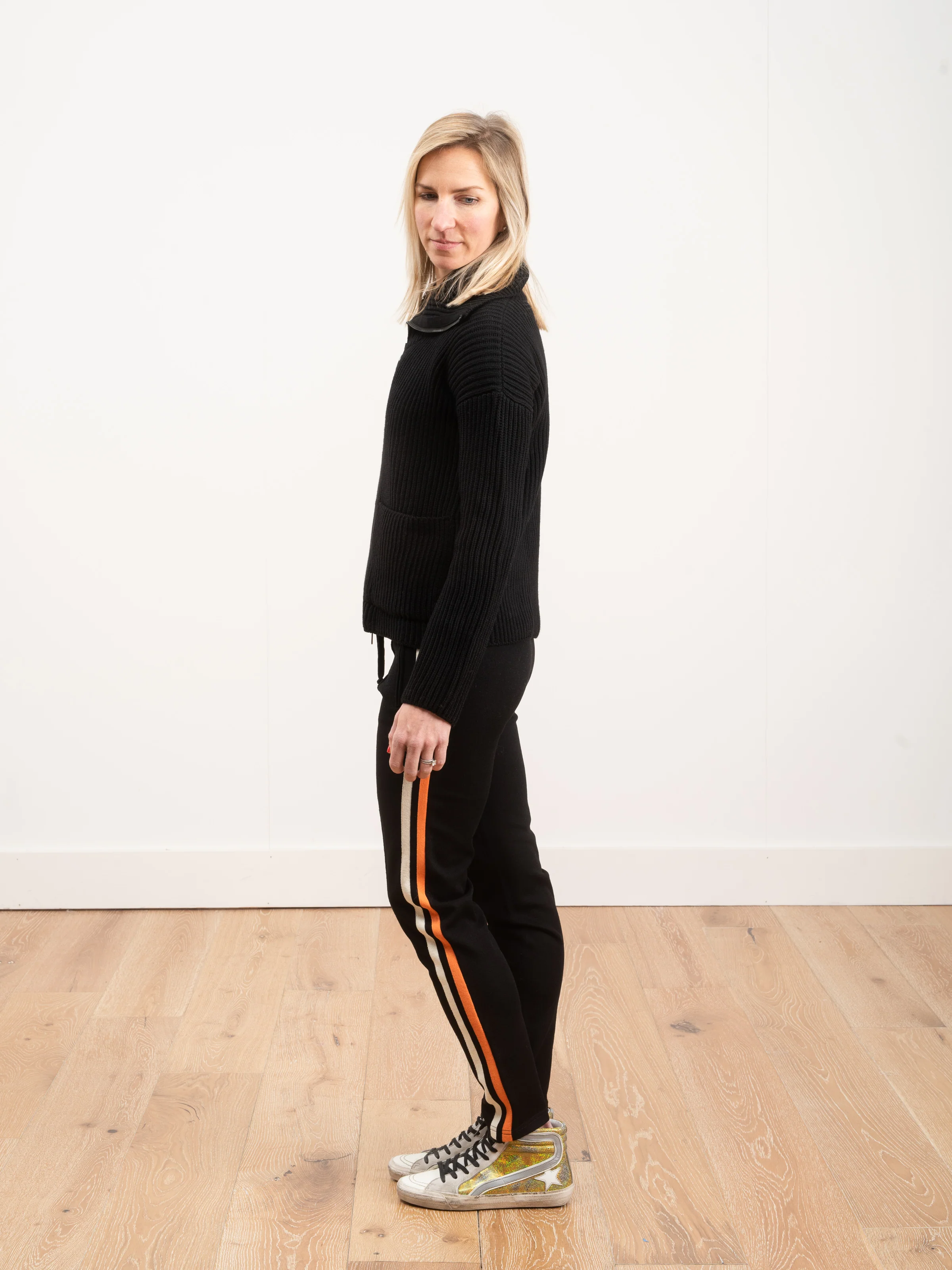zip cardigan w/ pockets - Image 2