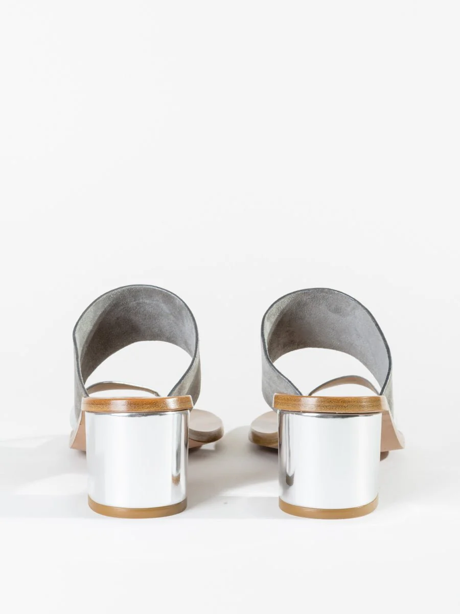 alta suede heel sandal - Image 4