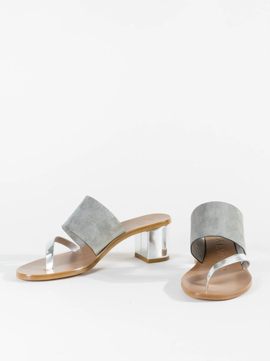 alta suede heel sandal - Image 6