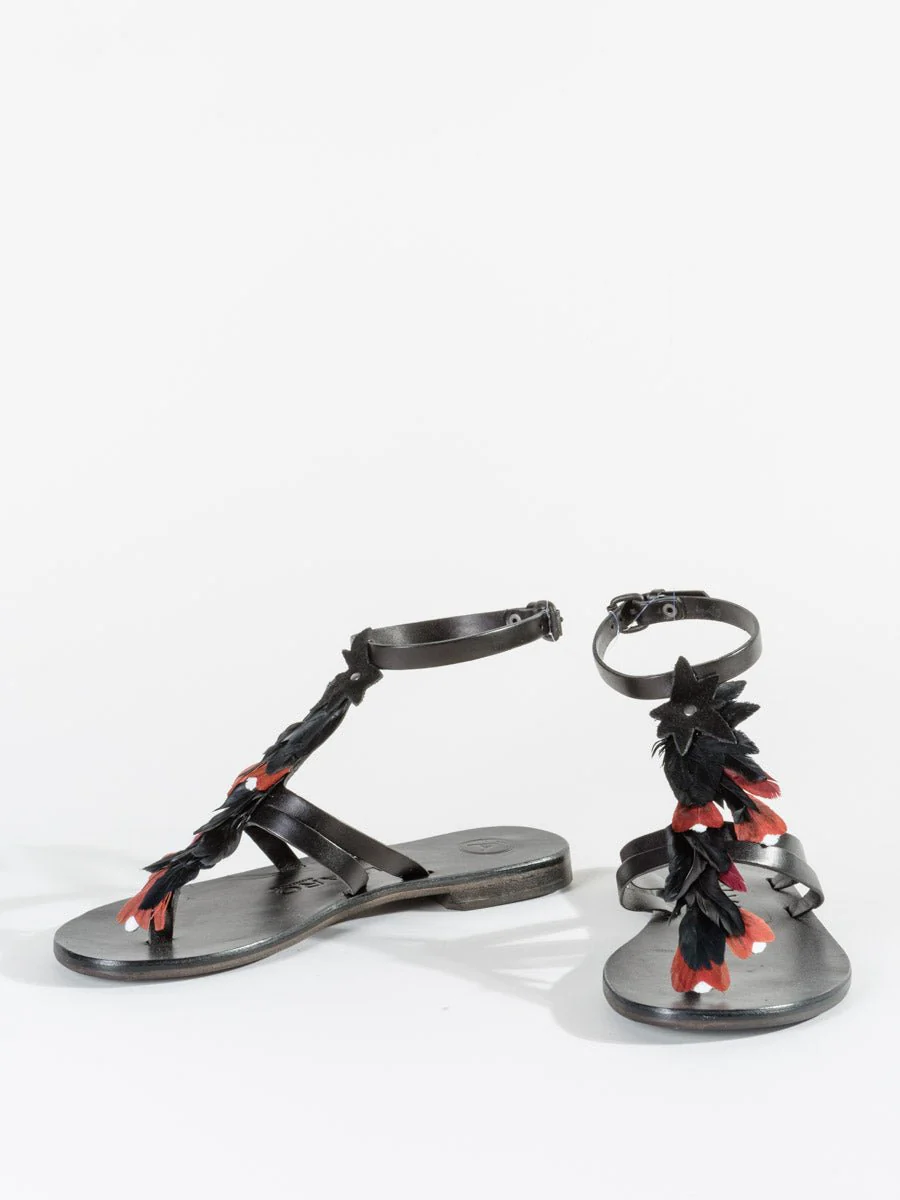 ariana feathers sandal - Image 4