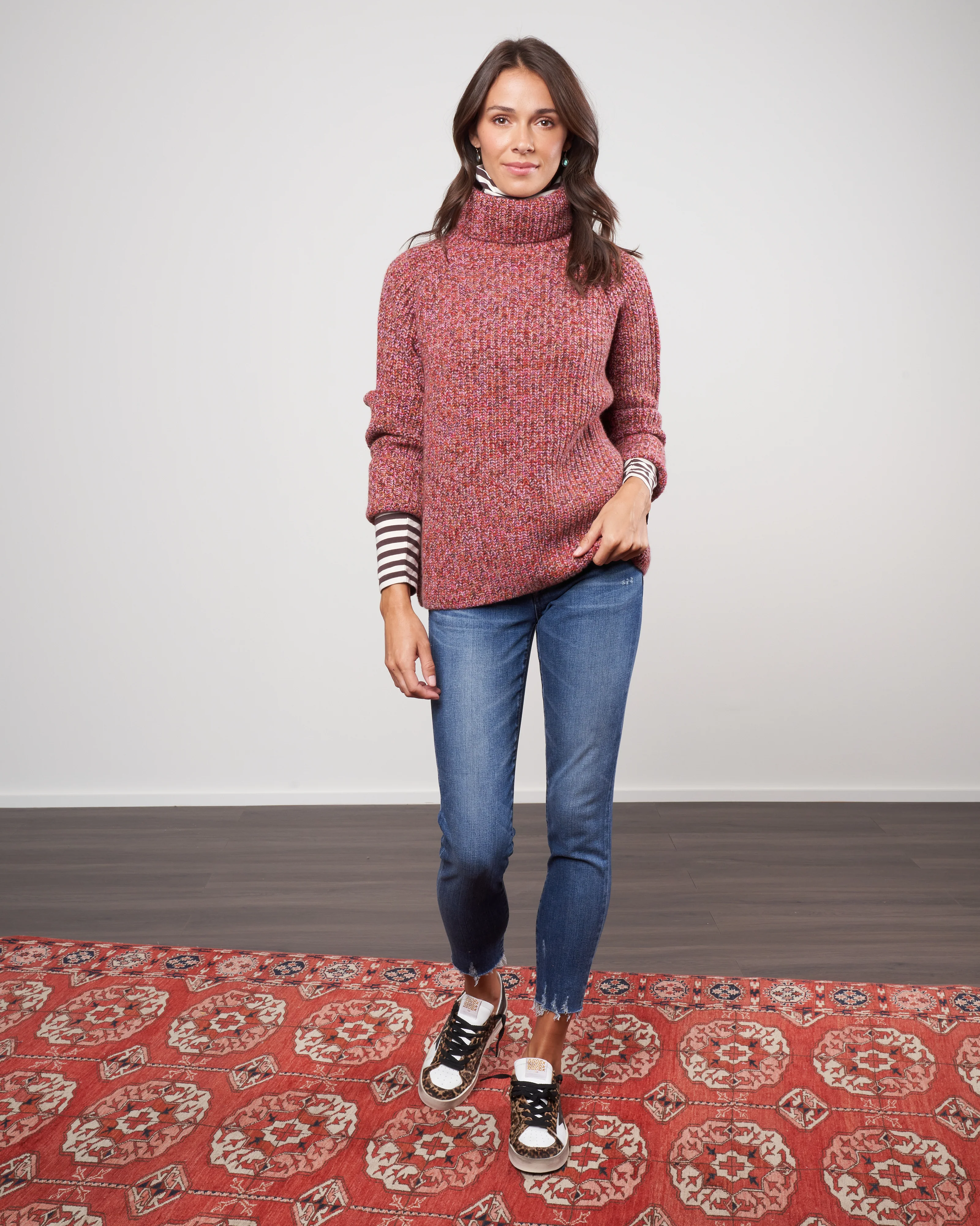 annalie cashmere melange turtleneck - Image 2