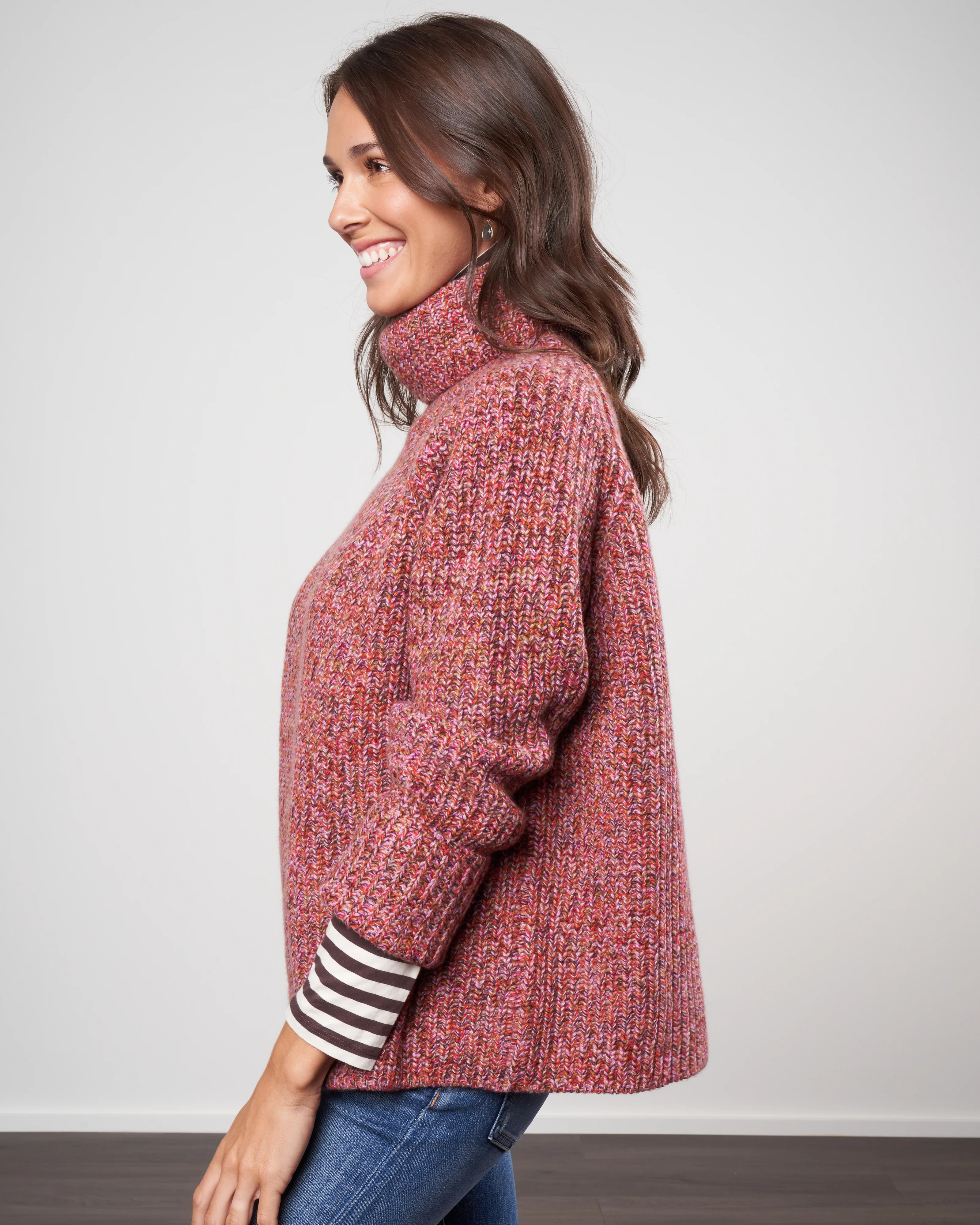 annalie cashmere melange turtleneck - Image 3