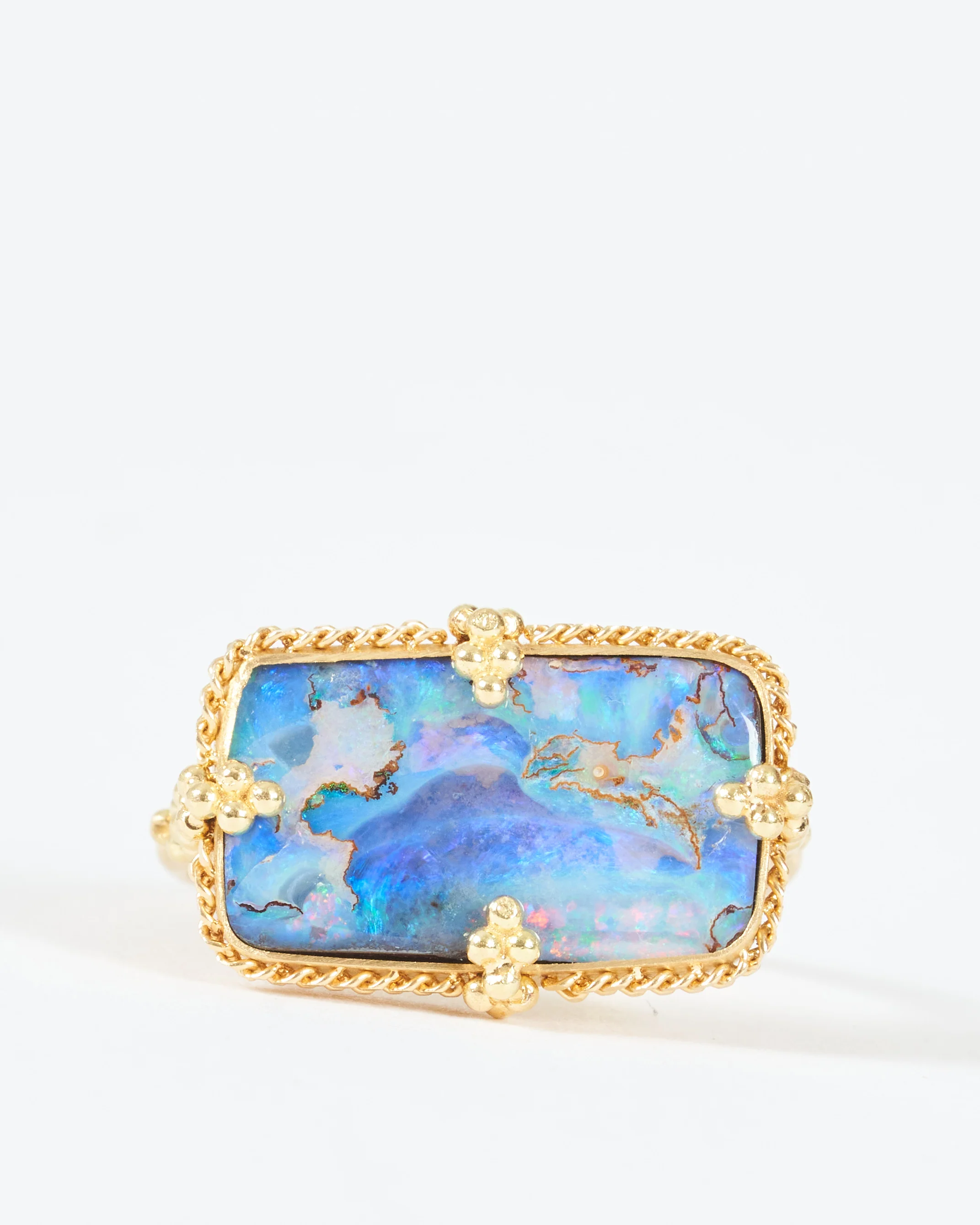 boulder opal ring - gold/opal - Image 2