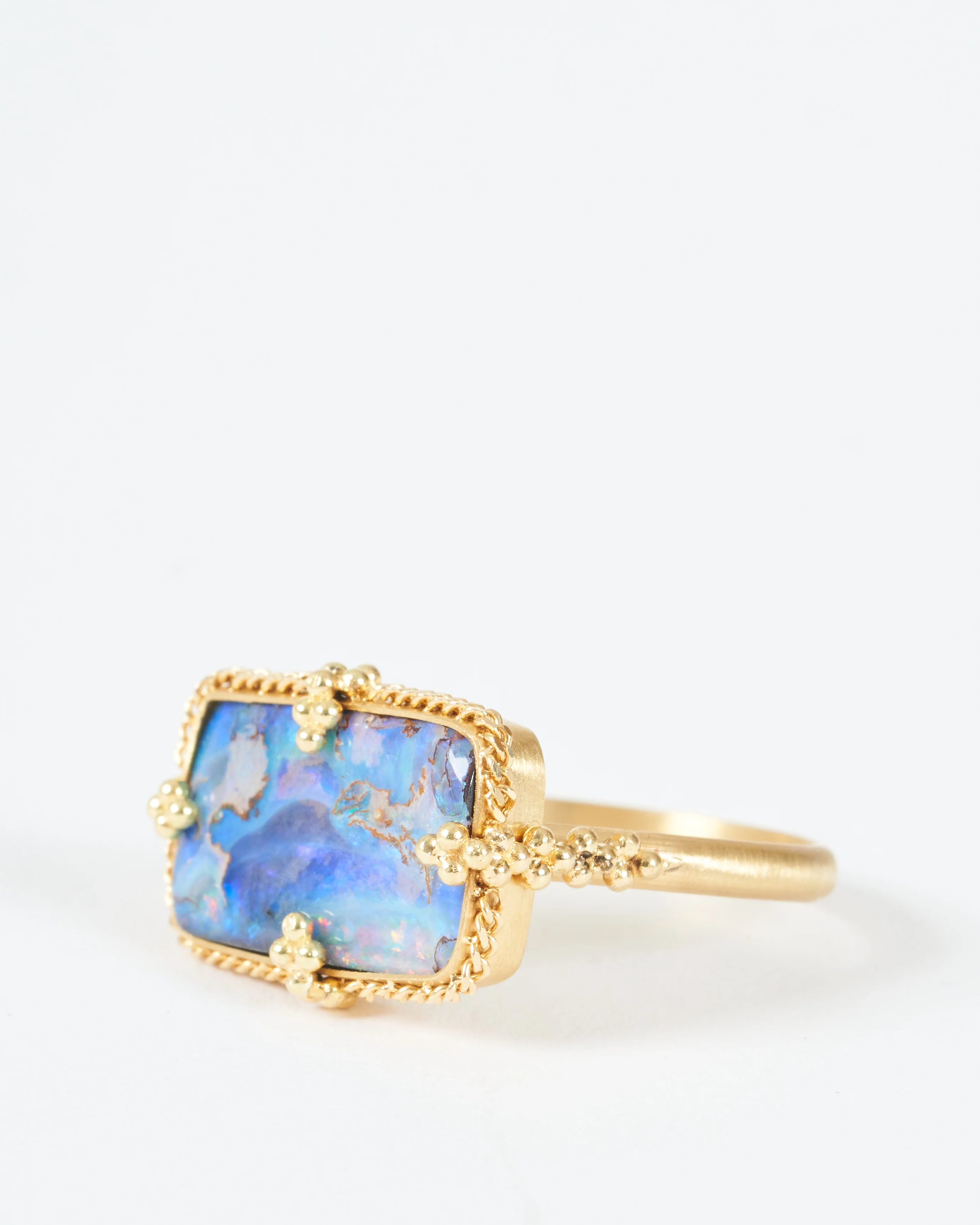 boulder opal ring - gold/opal - Image 3