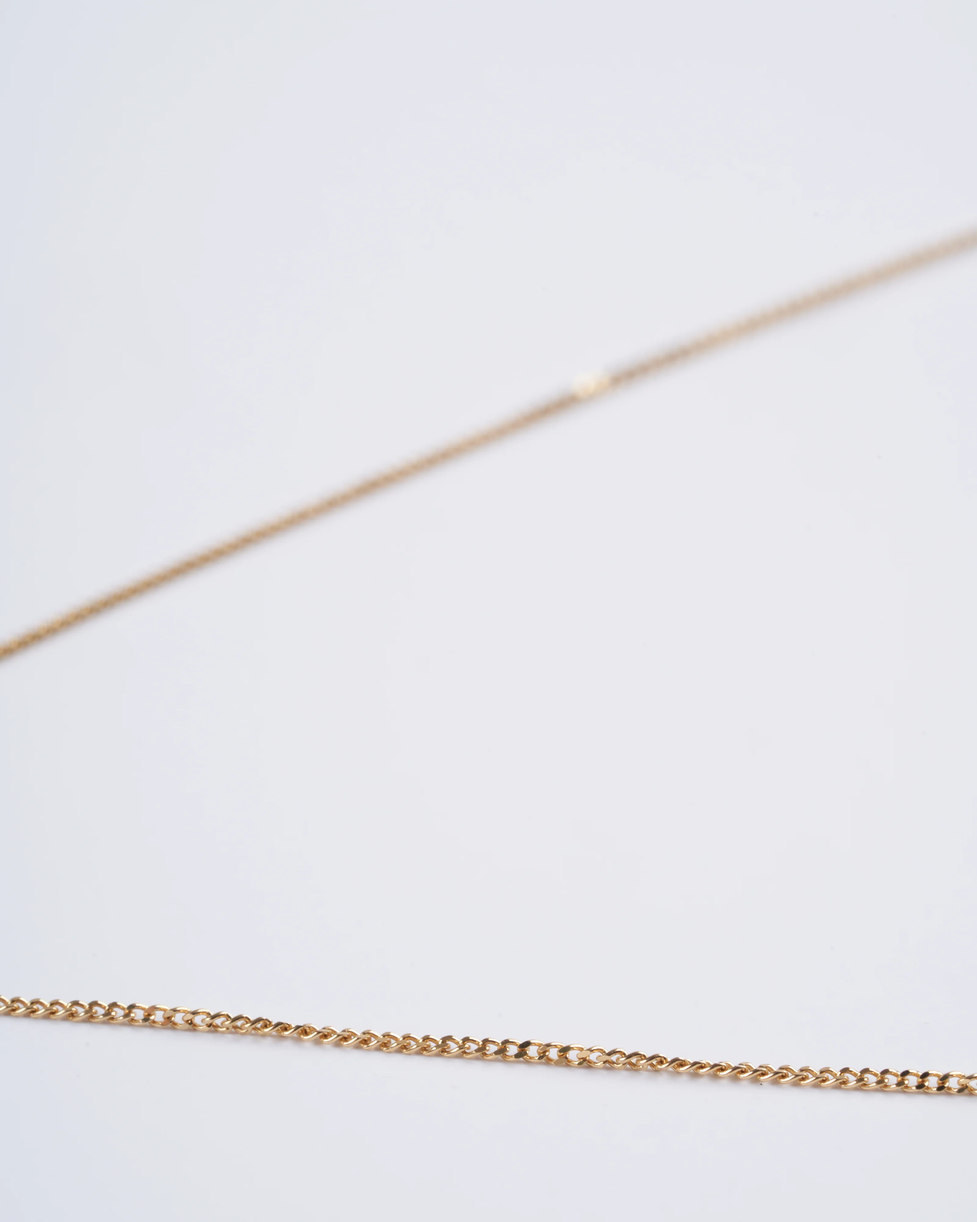 diamond pendant necklace champagne - gold and stone - Image 2