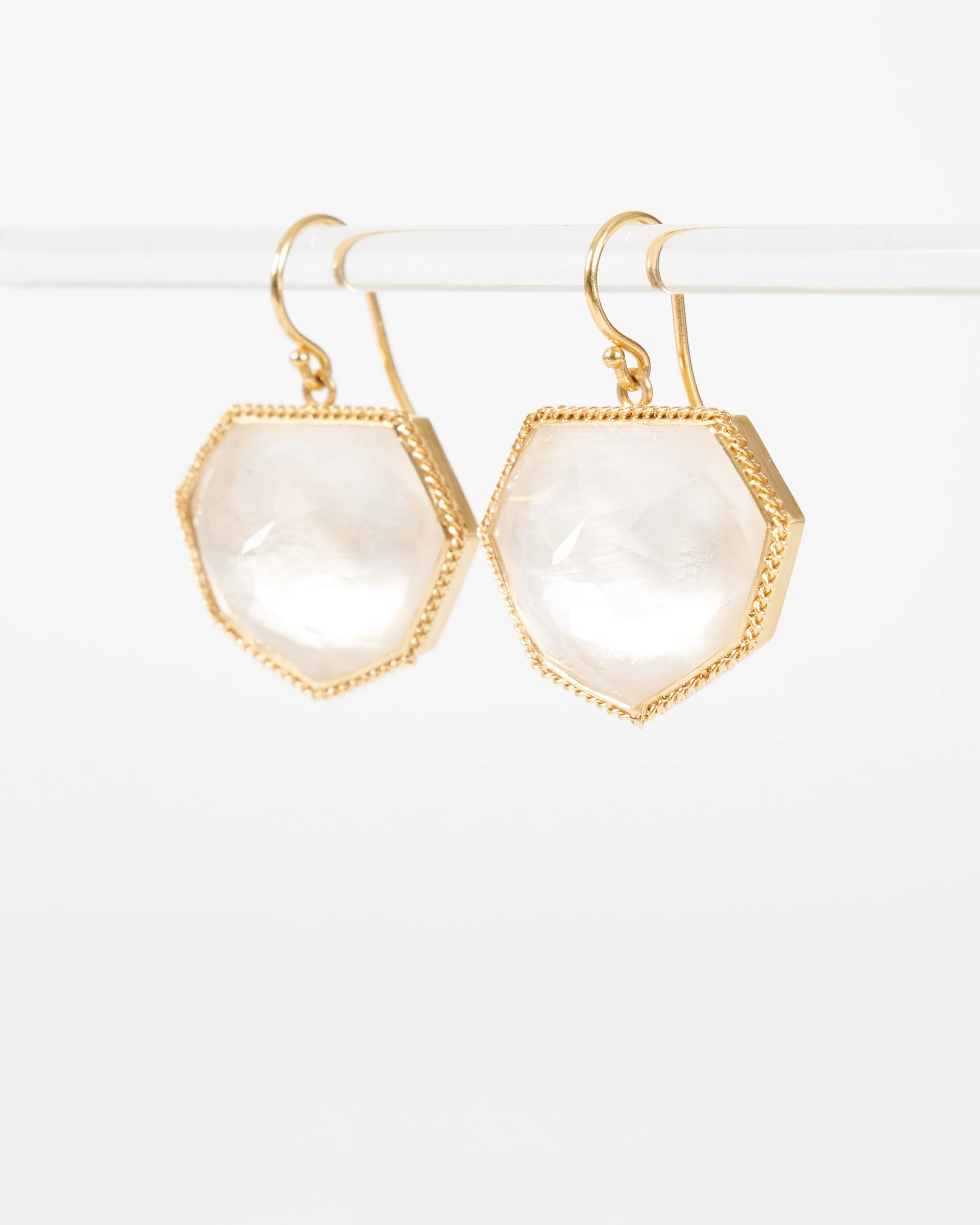 rock crystal earrings - Image 3