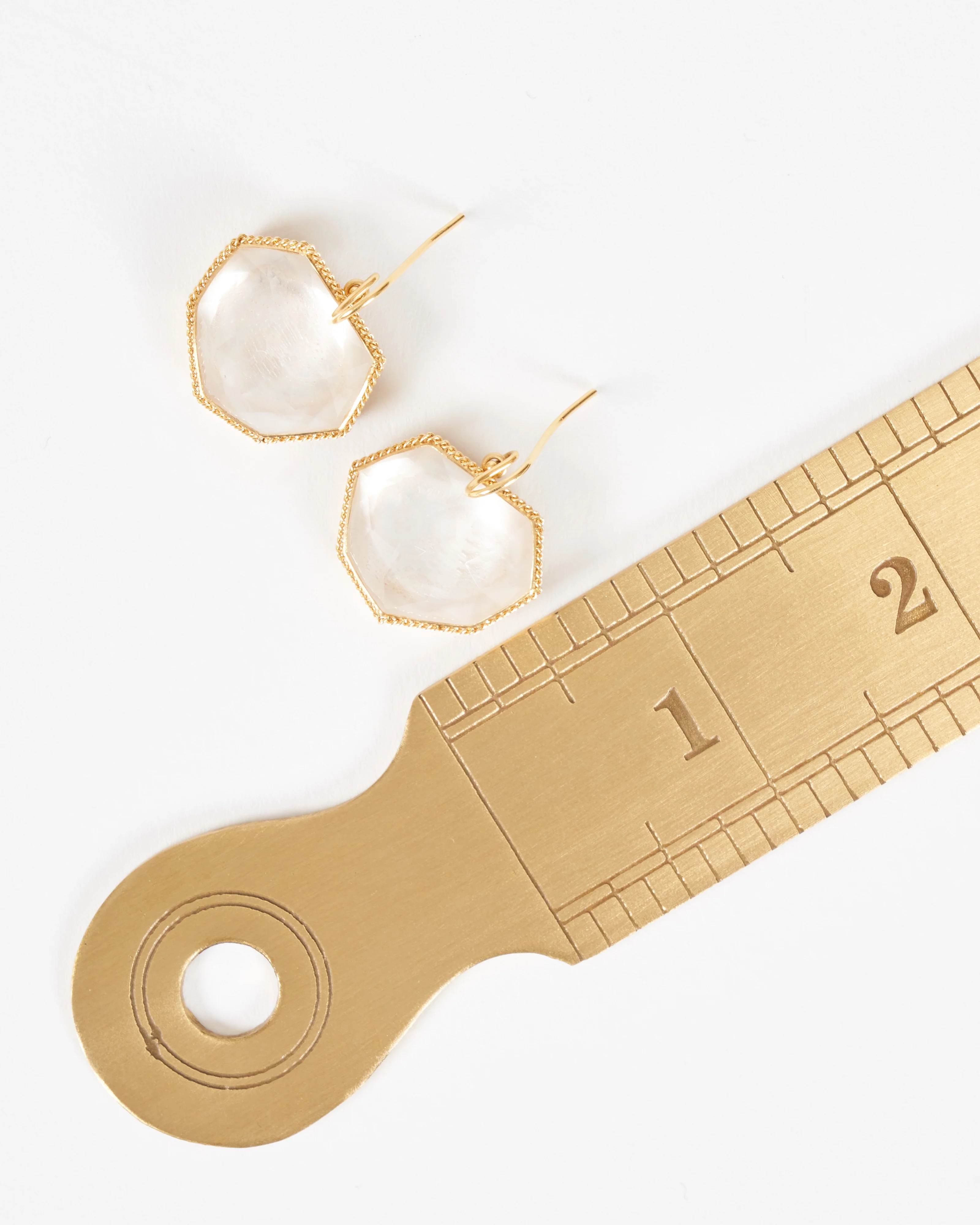 rock crystal earrings - Image 5