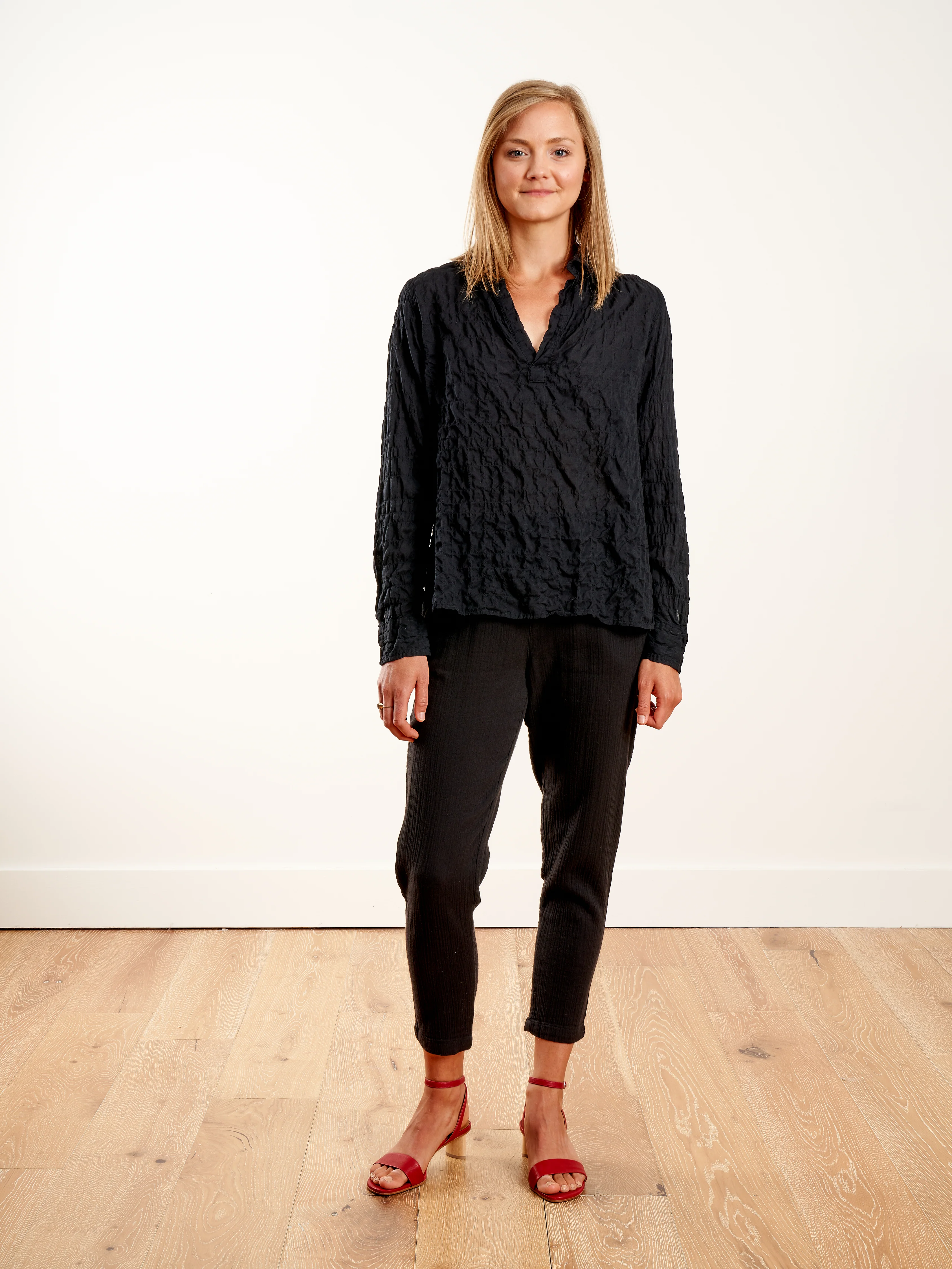 chelsea pant - gauze black - Image 2