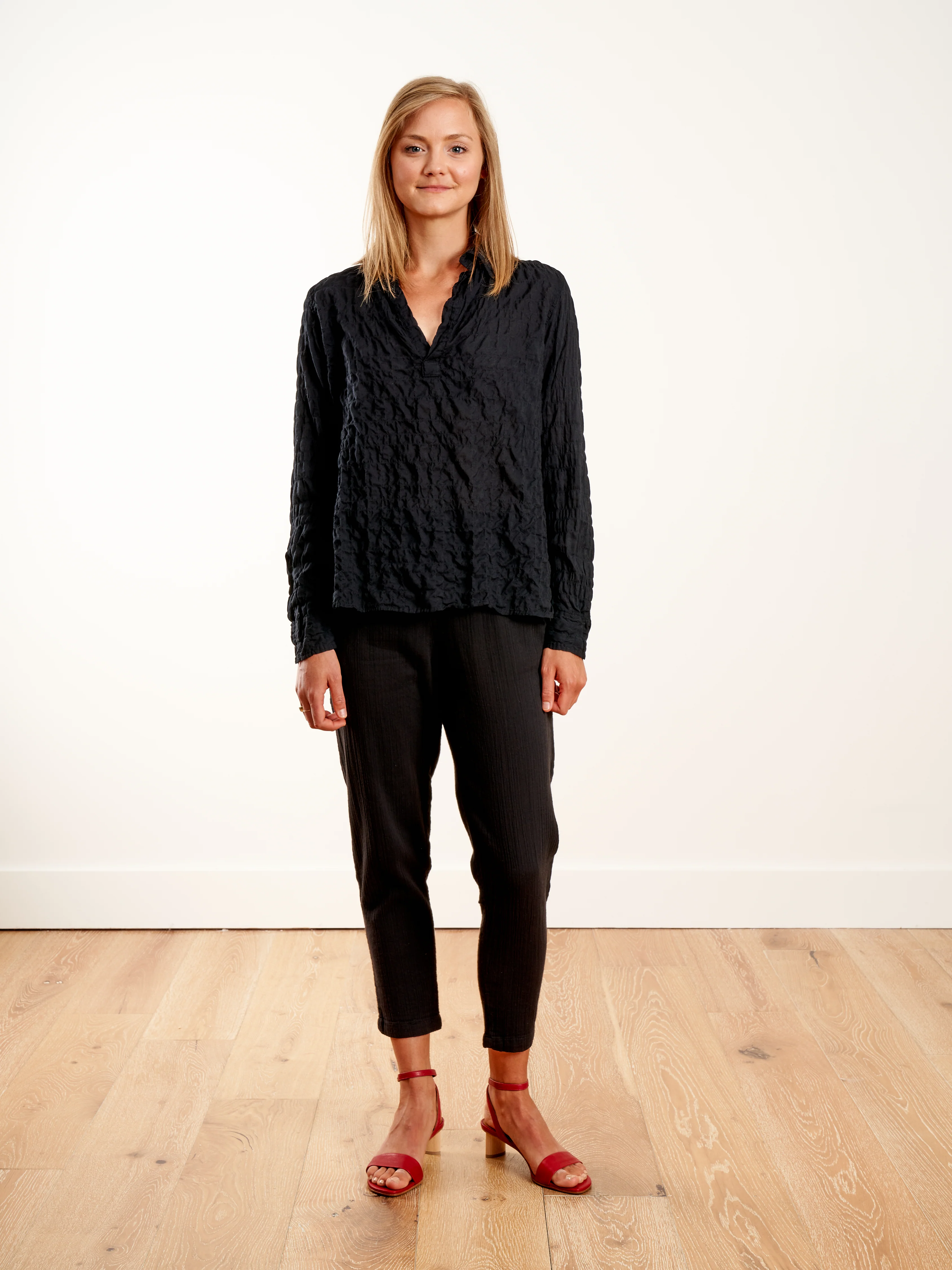 chelsea pant - gauze black - Image 3