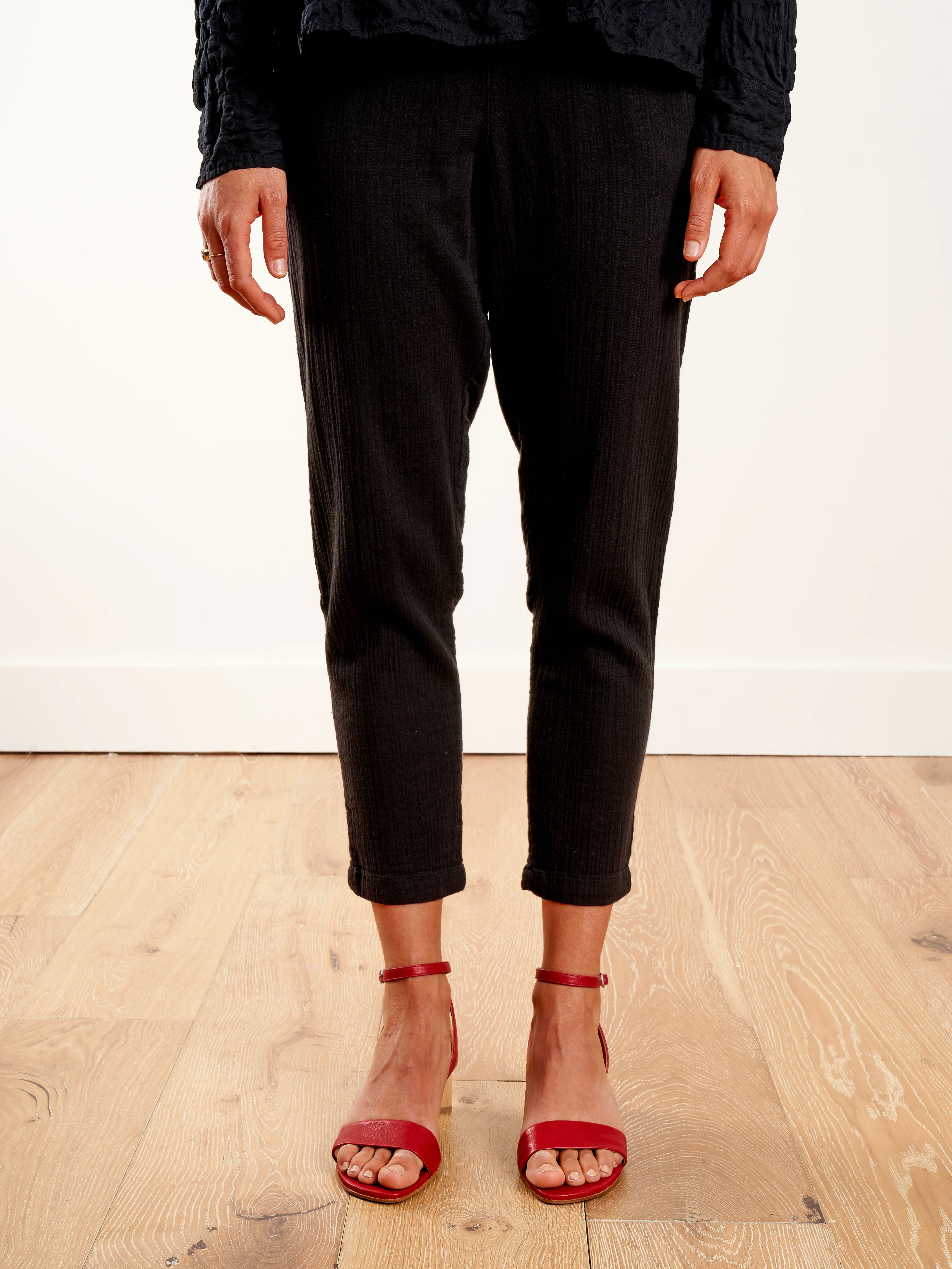 chelsea pant - gauze black - Image 4