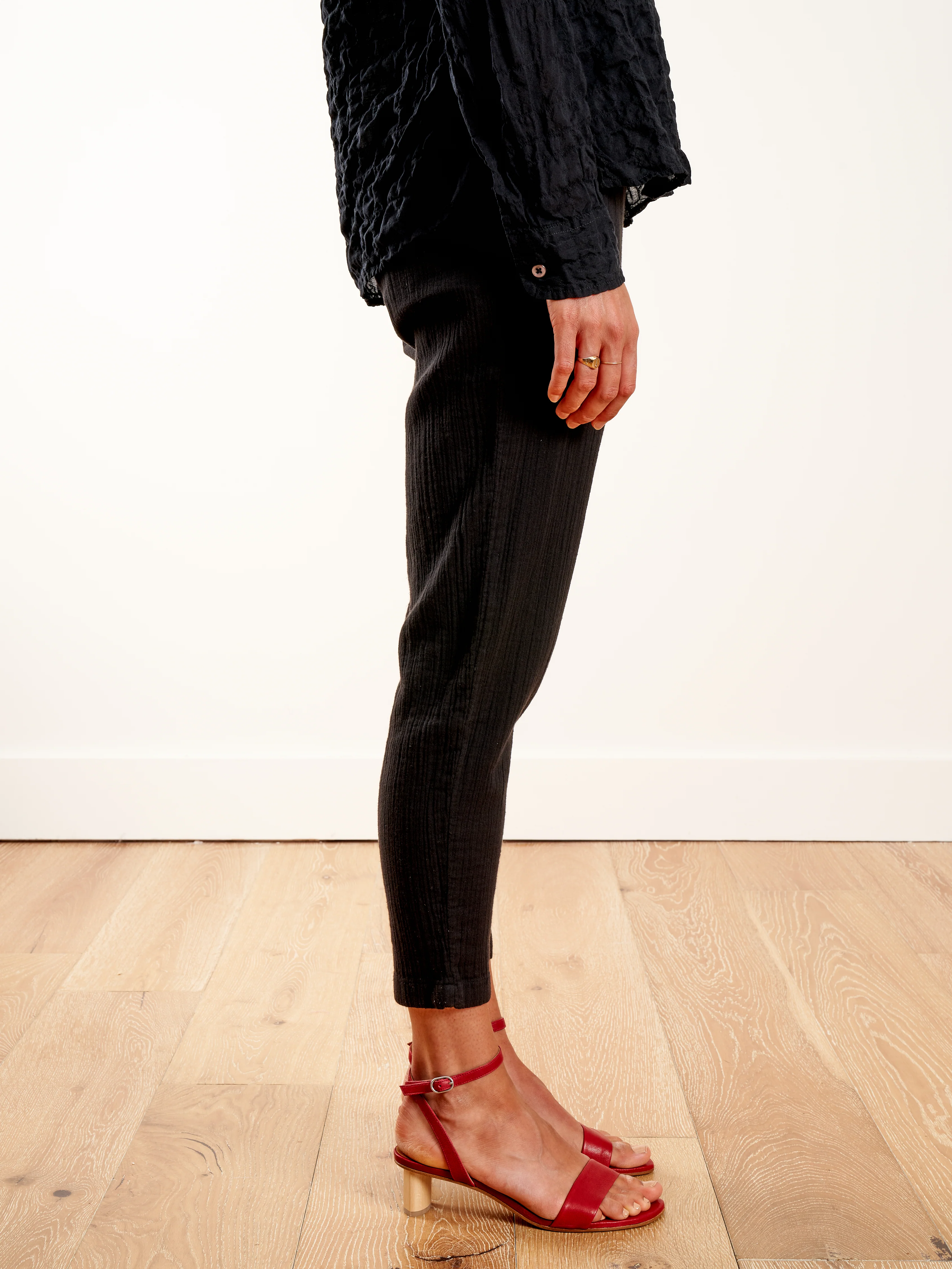 chelsea pant - gauze black - Image 5