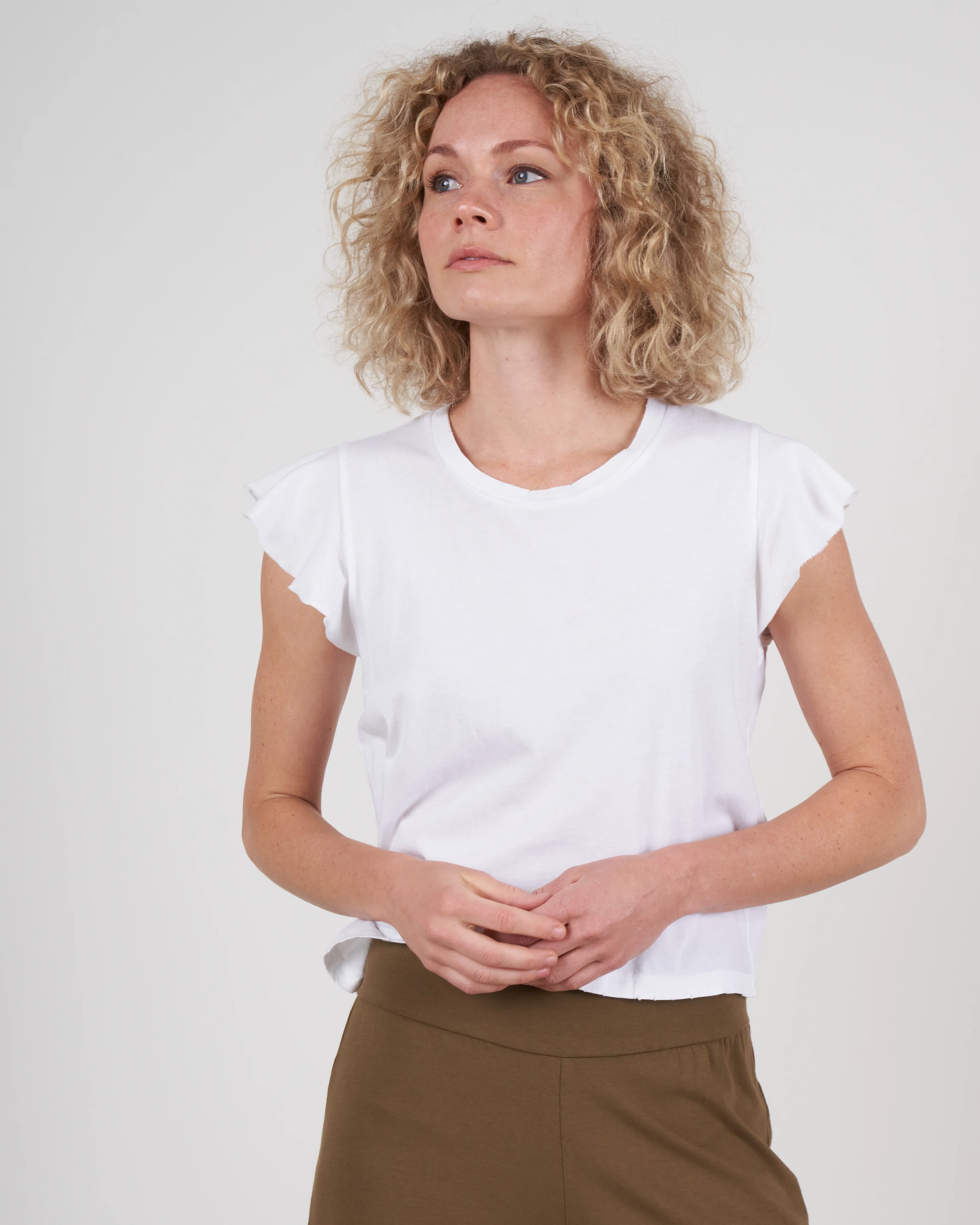 flutter tee - white - Image 2