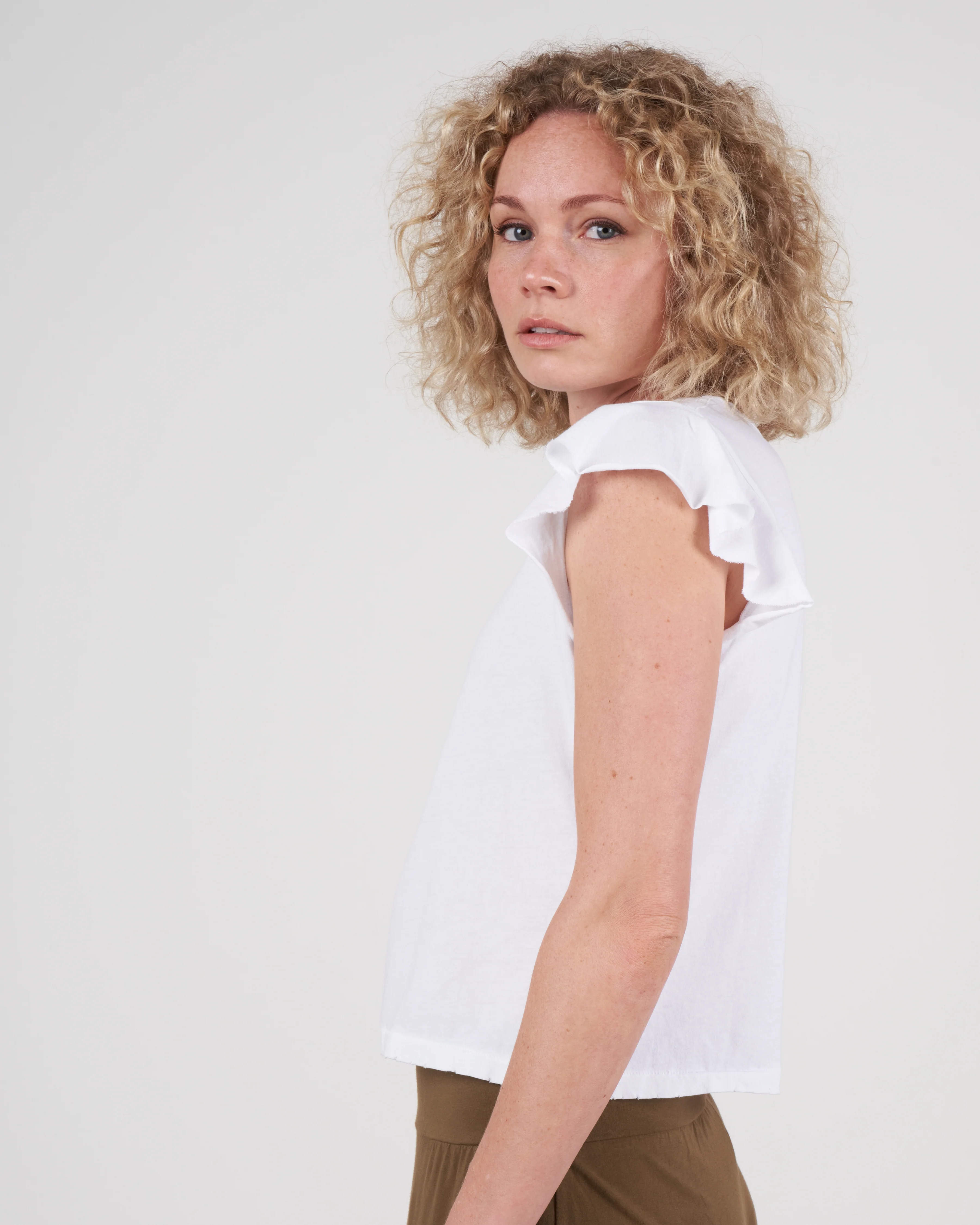 flutter tee - white - Image 3