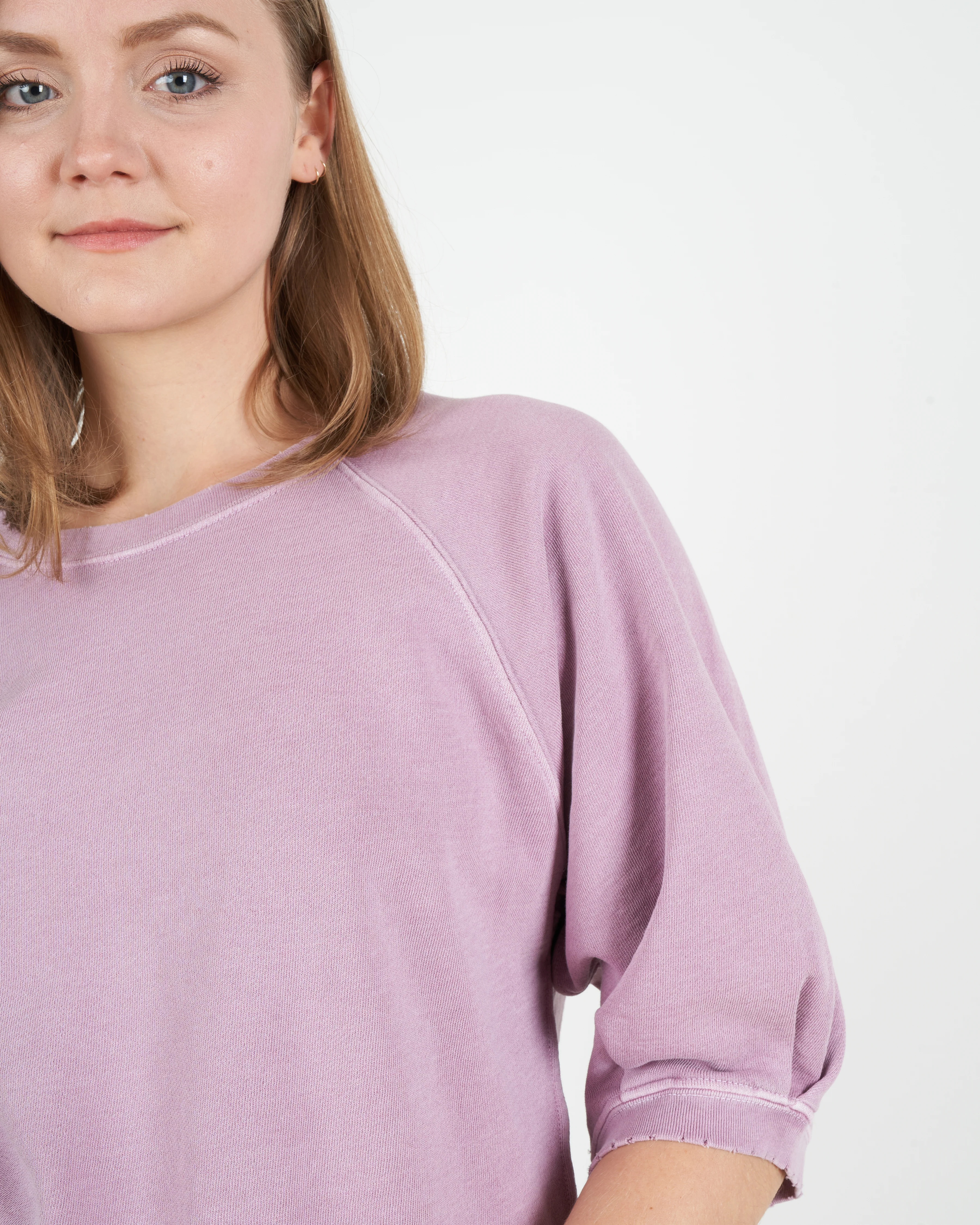 amo puff sleeve sweatshirt - orchid - Image 6