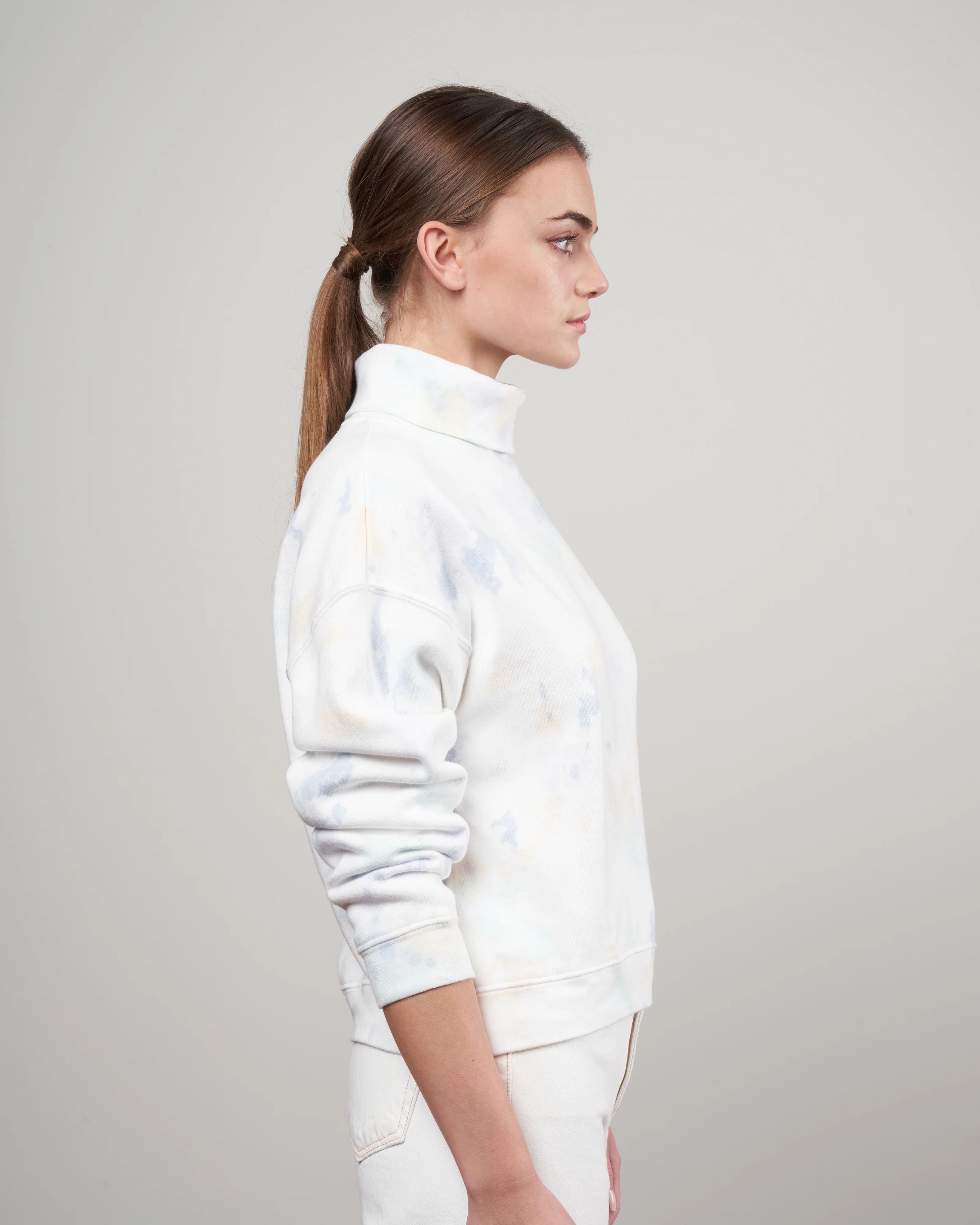 embrace me fleece sweatshirt - blue passion tie dye - Image 3