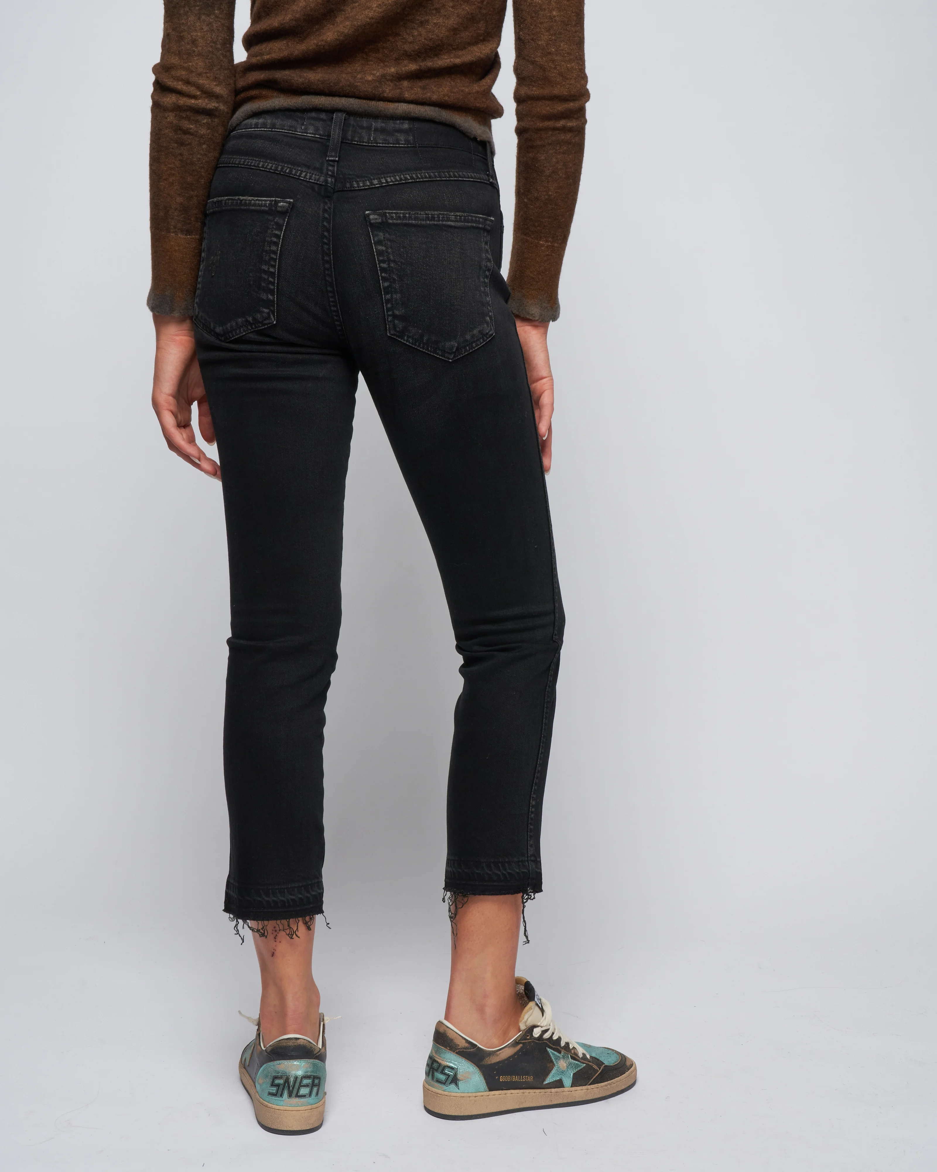 babe high rise slim straight - black magic - Image 4