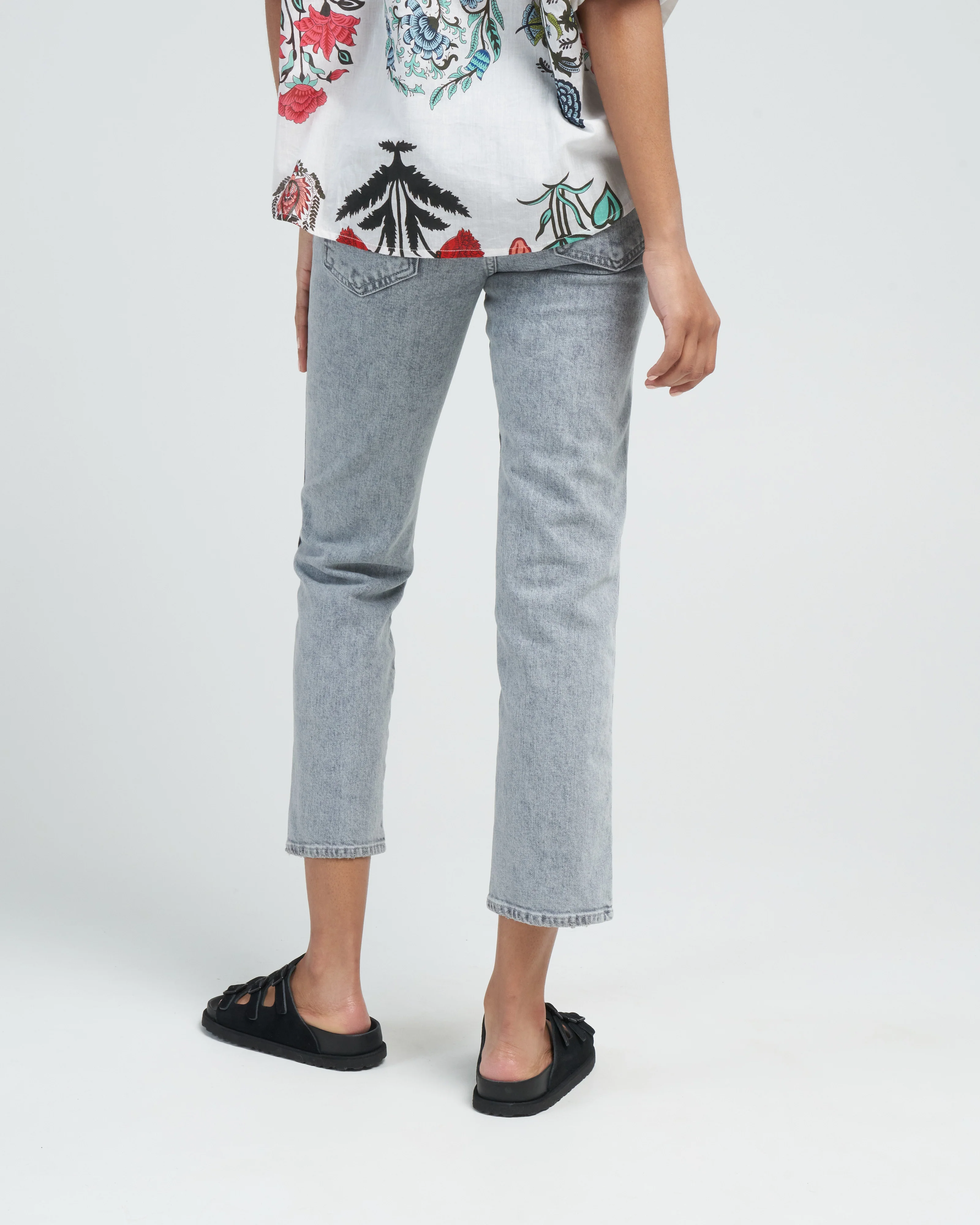 chloe crop jean - opal - Image 4