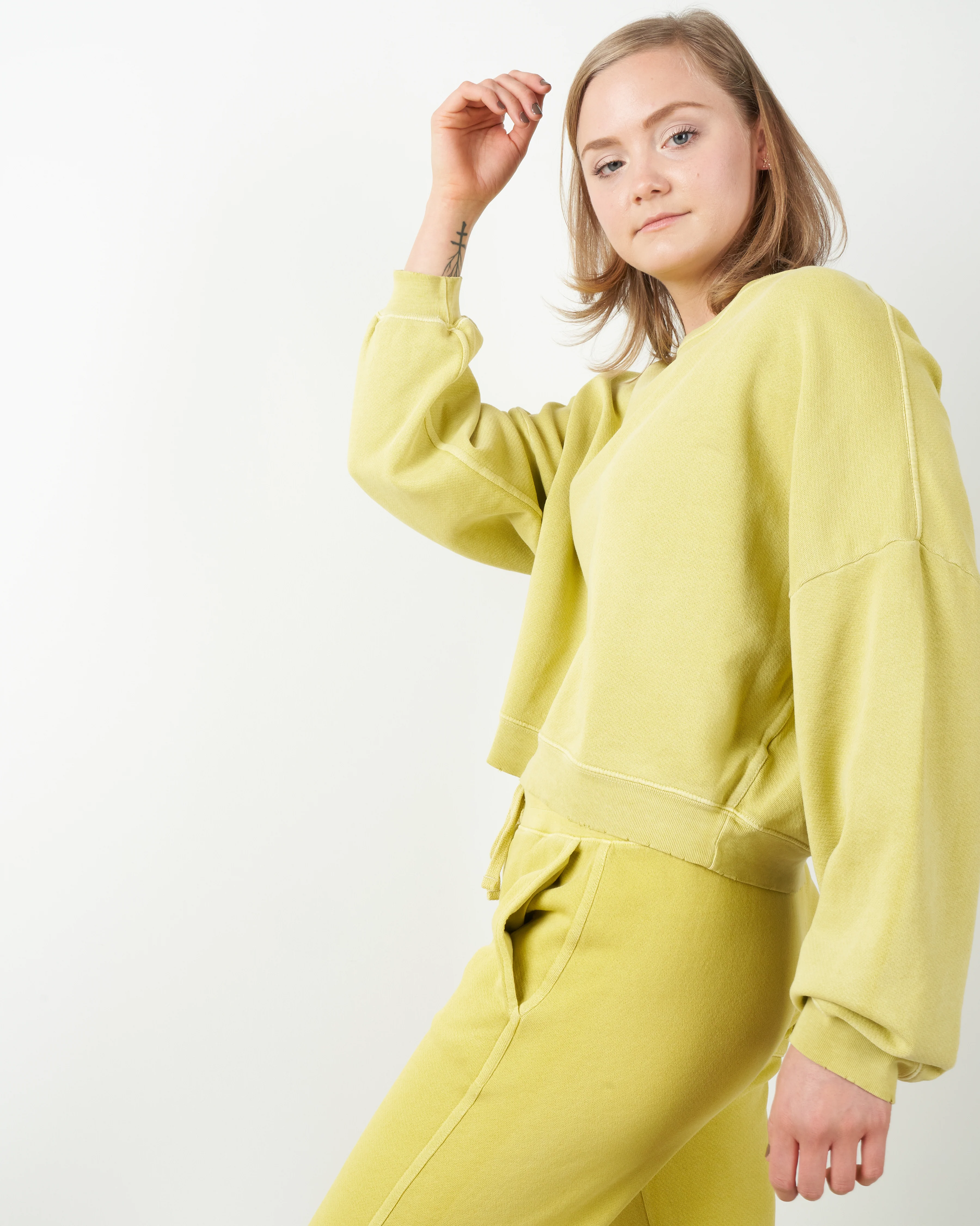 easy sweatshirt - citronella - Image 2