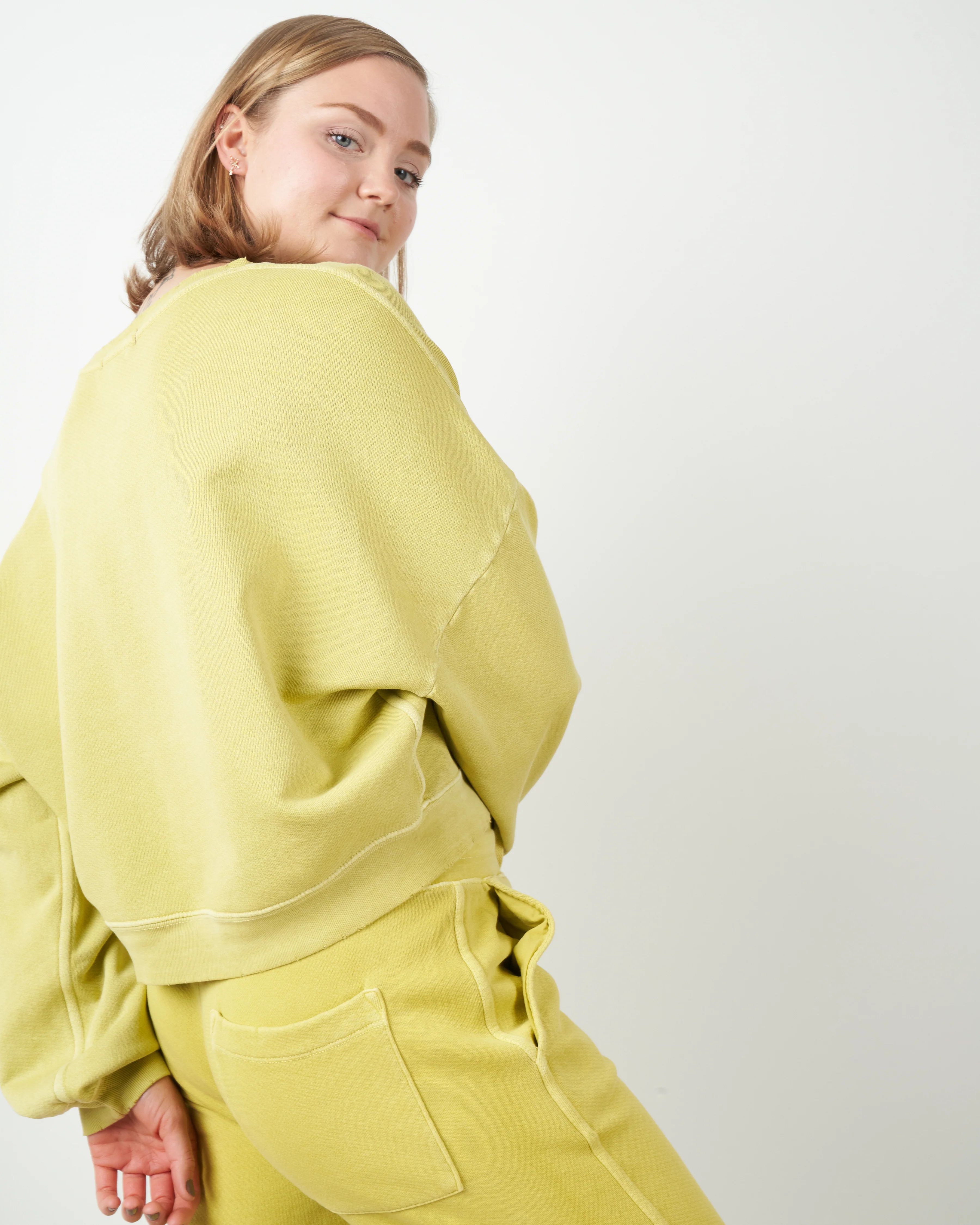 easy sweatshirt - citronella - Image 3