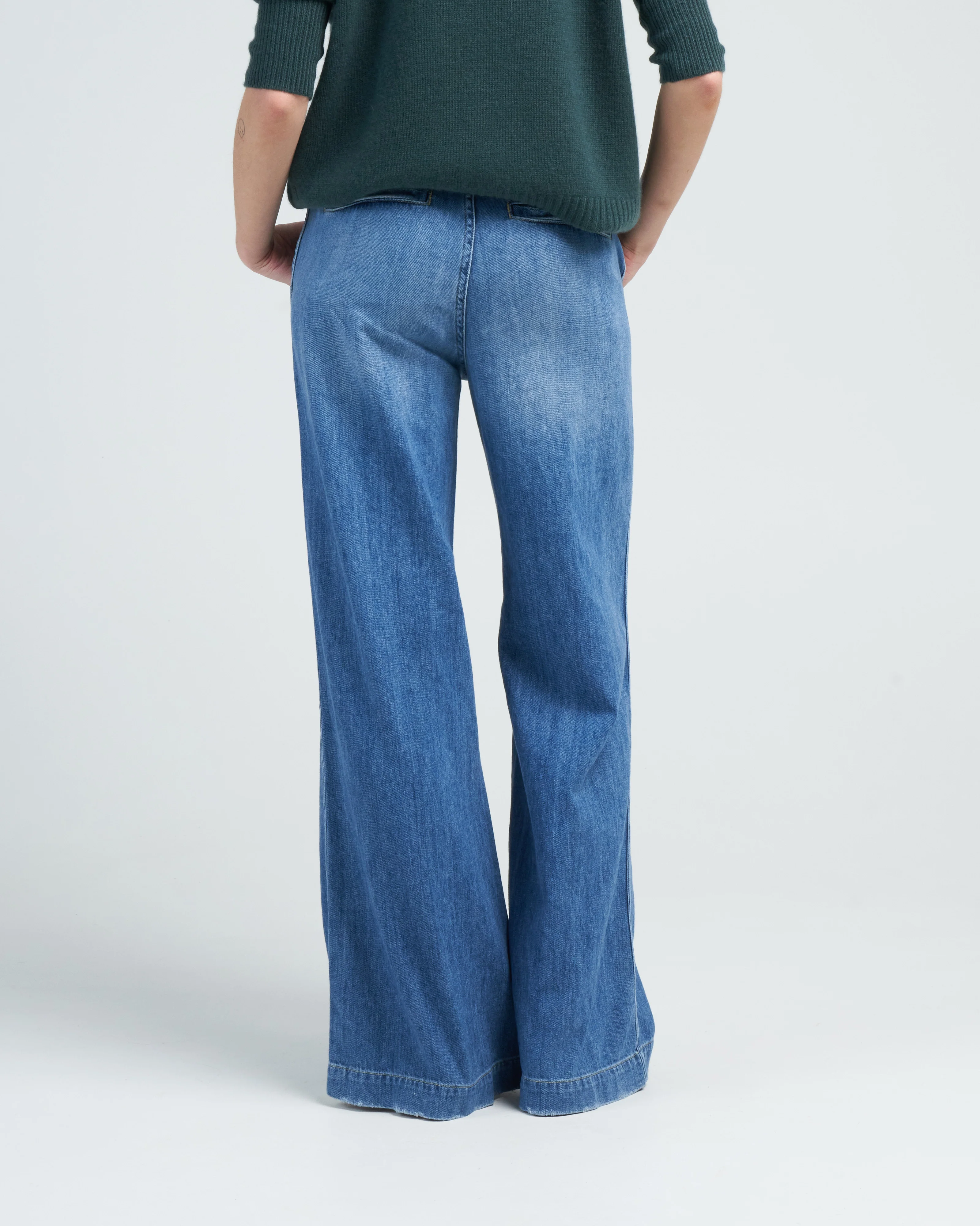 edith wide leg trouser - amity - Image 4