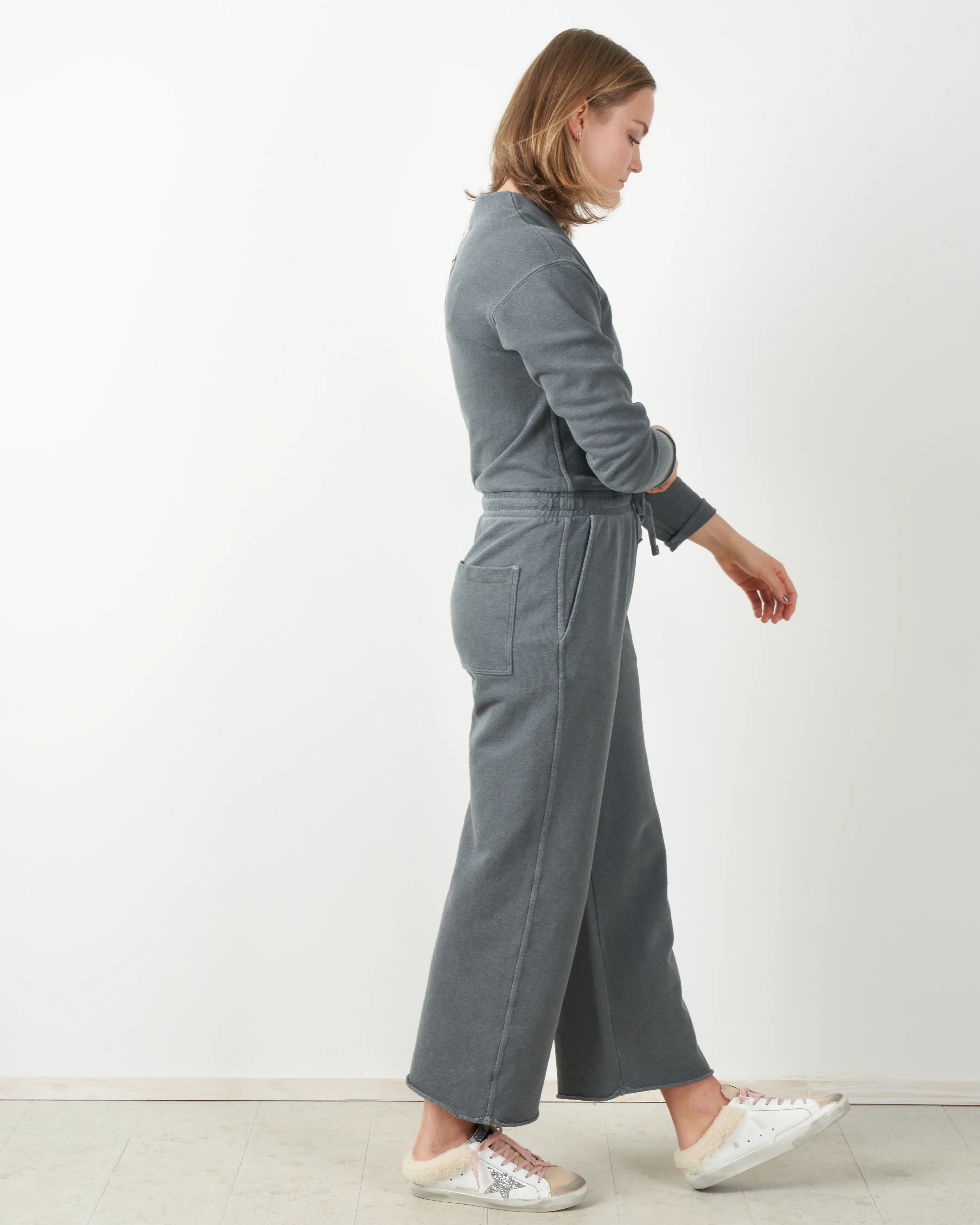 georgie knit jumpsuit - faded black - Image 2