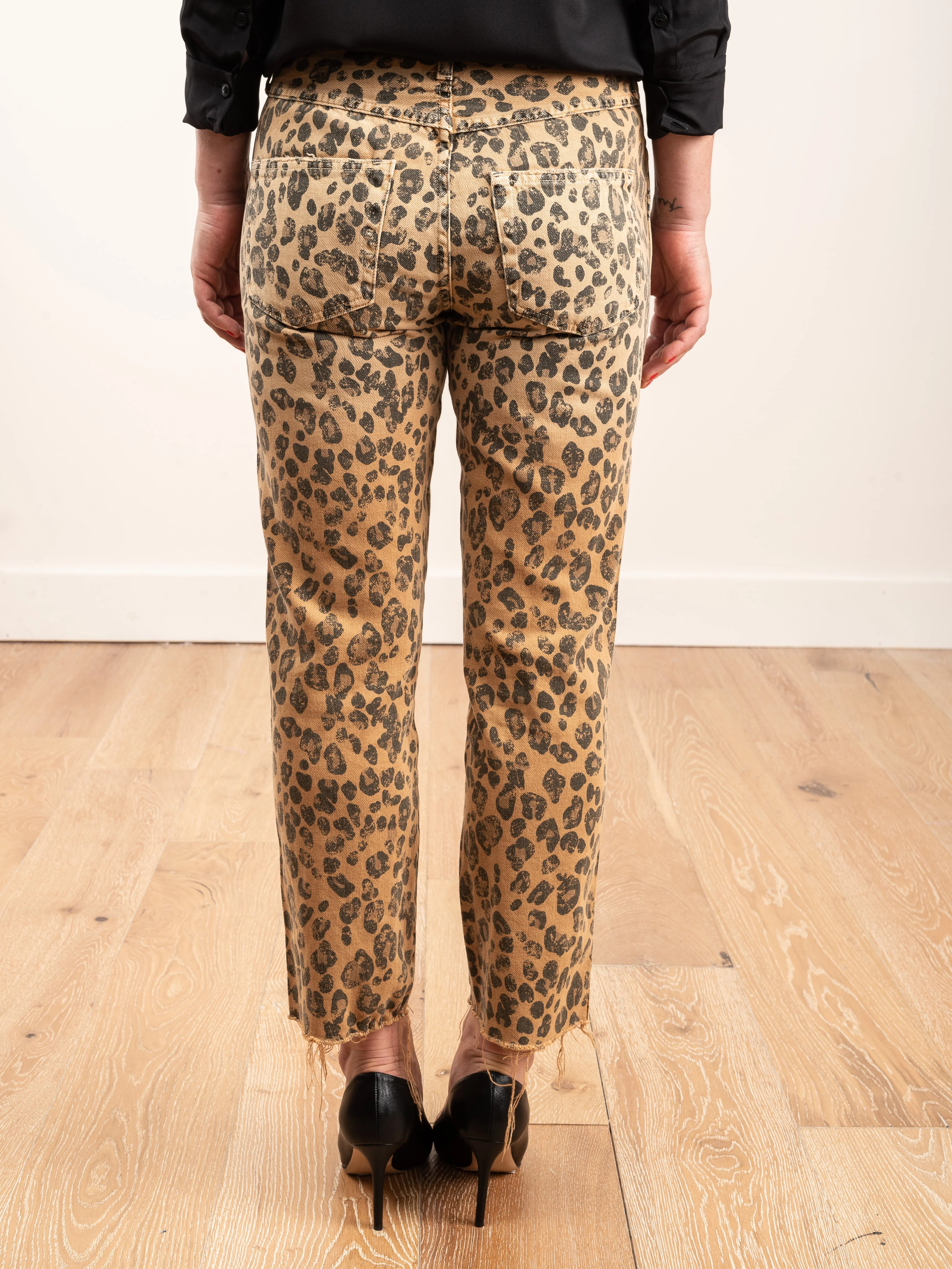 loverboy relaxed crop straight - leopard - Image 3