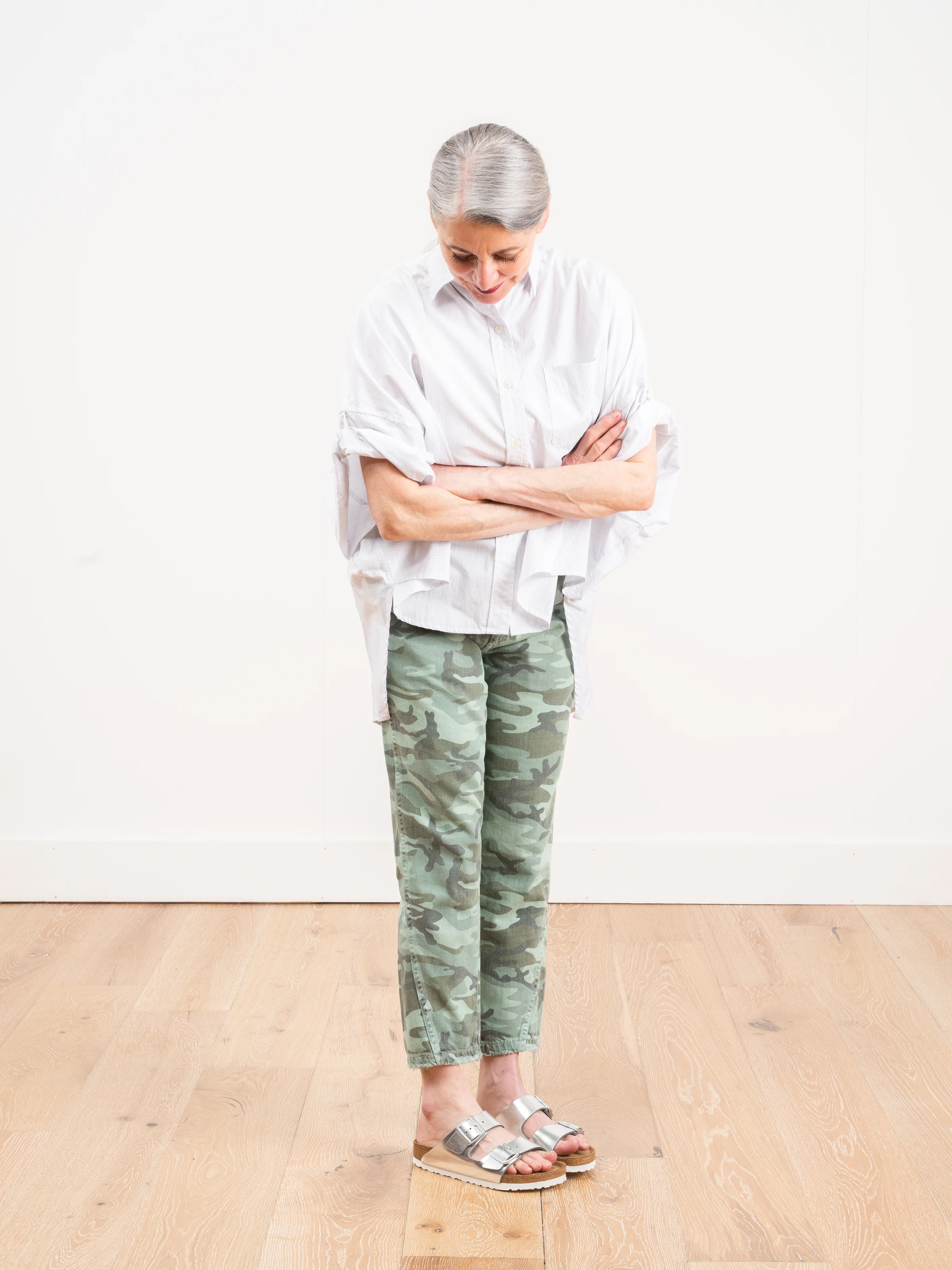 slouch trouser - spring camo - Image 3