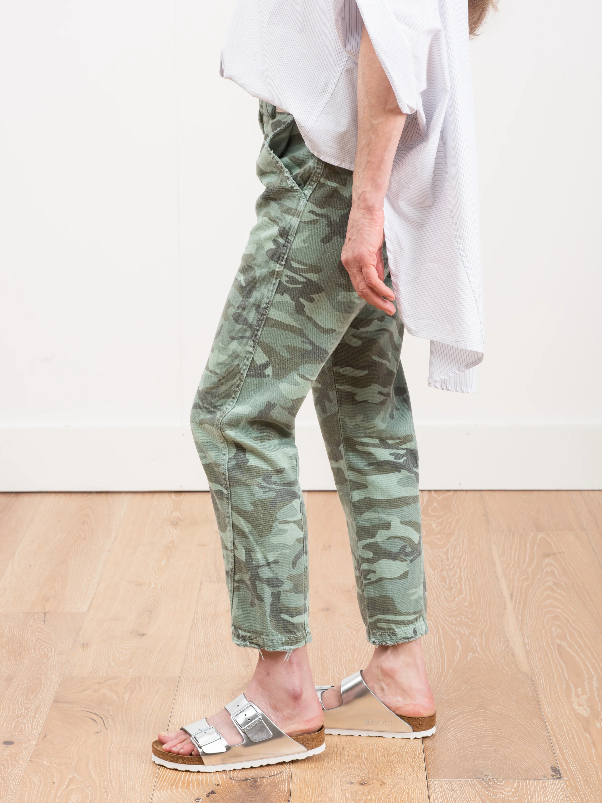 slouch trouser - spring camo - Image 5