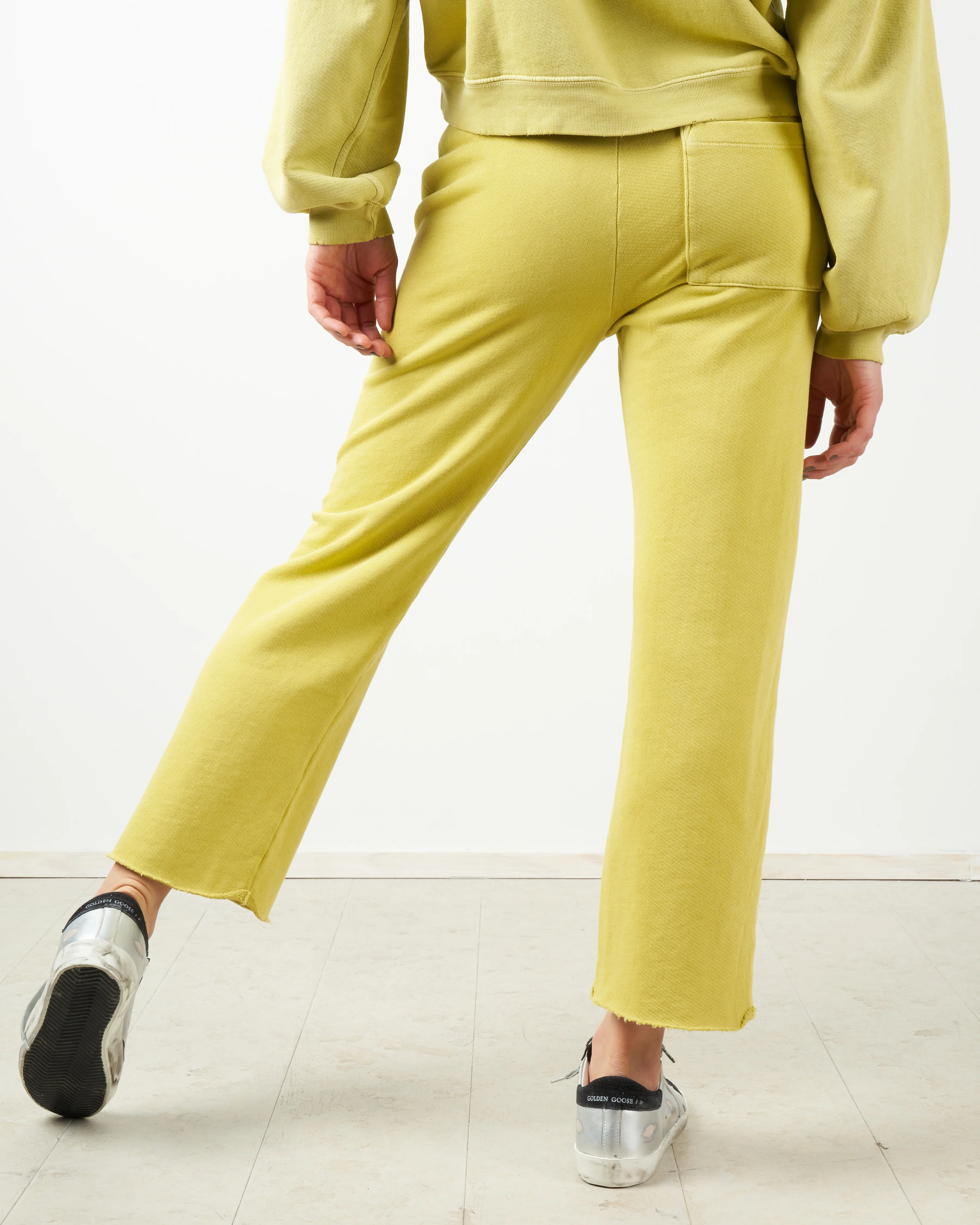 straight leg sweatpant - citronella - Image 3