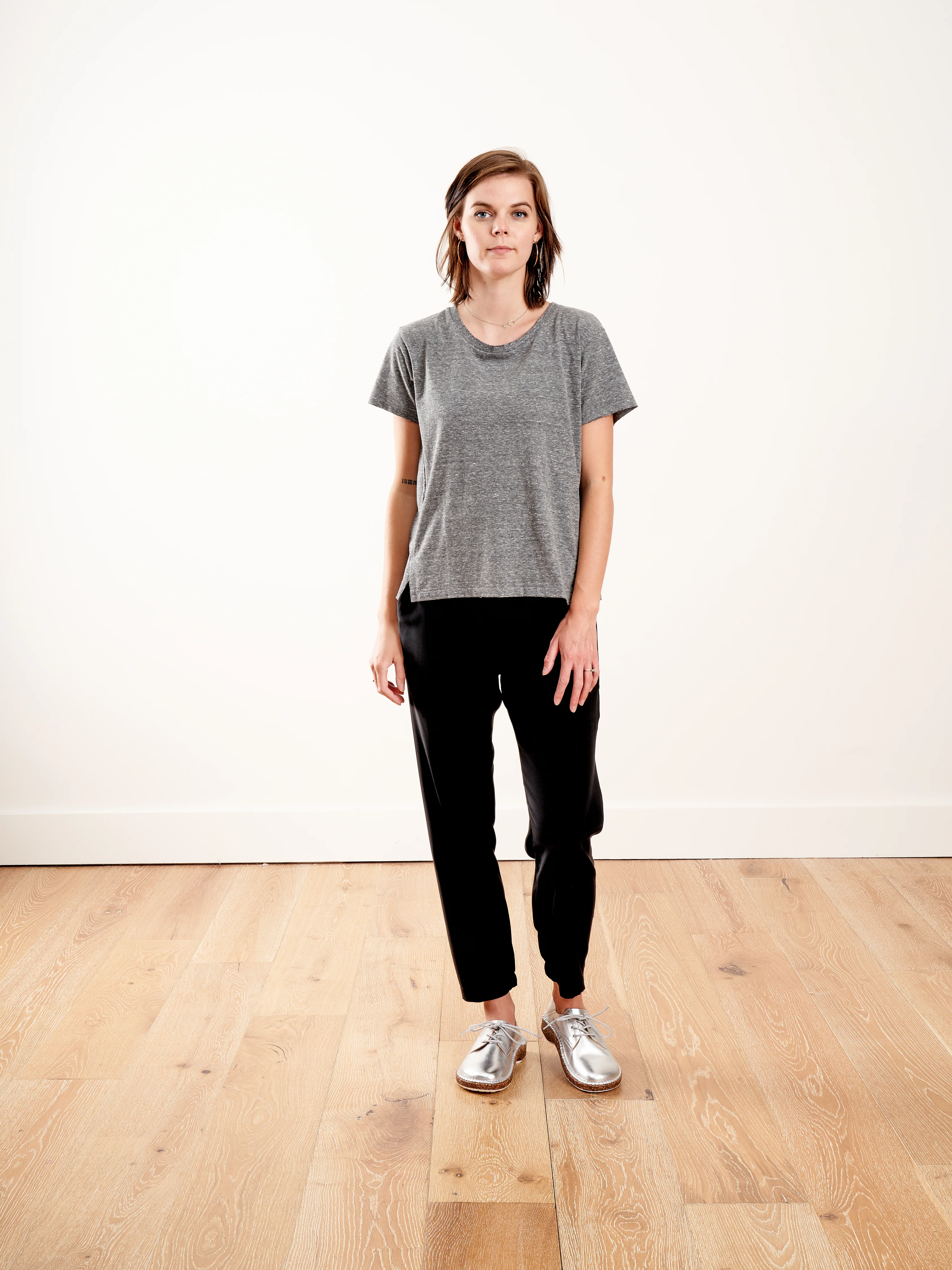 twist tee - heather grey - Image 2