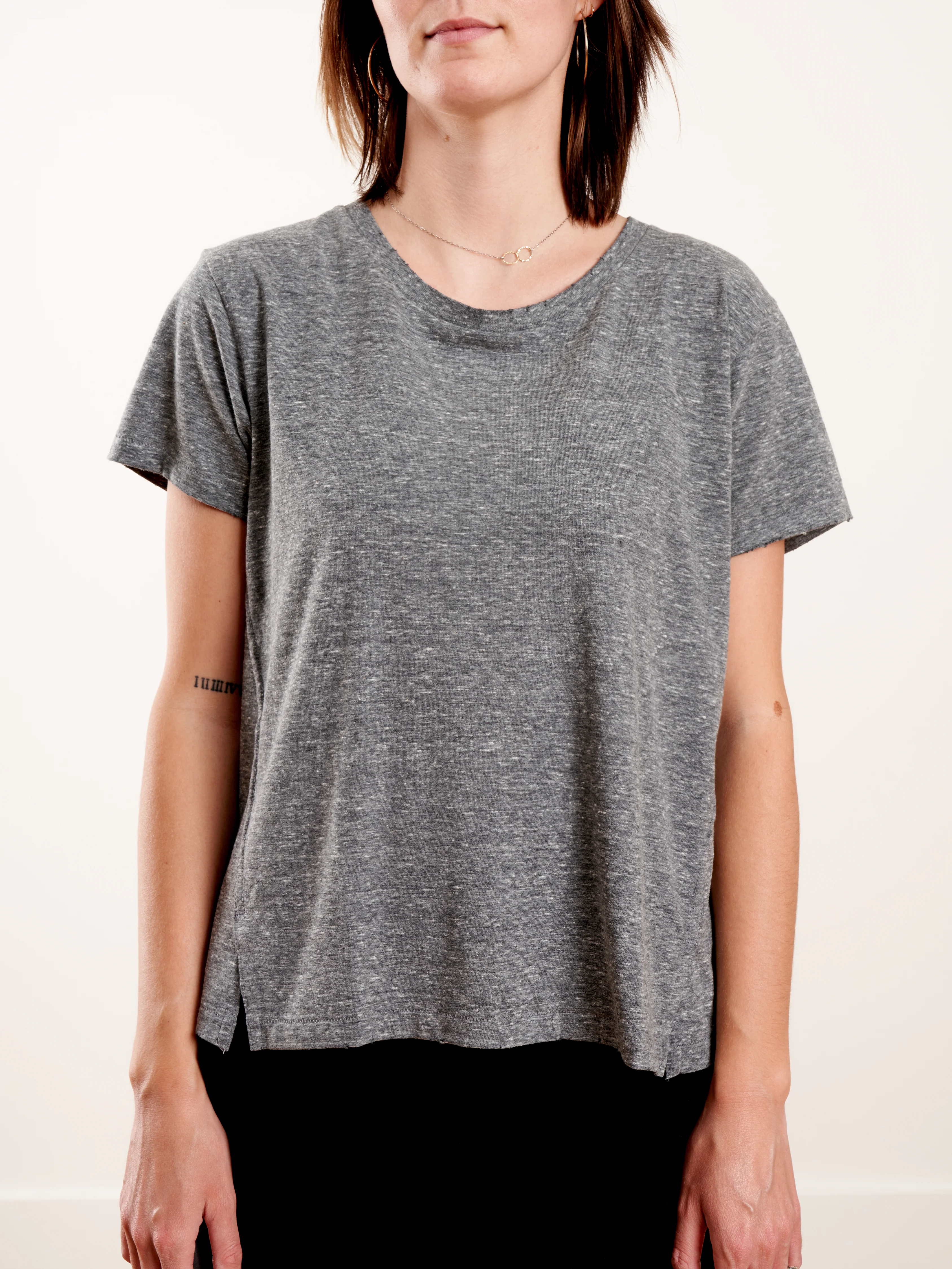 twist tee - heather grey - Image 3