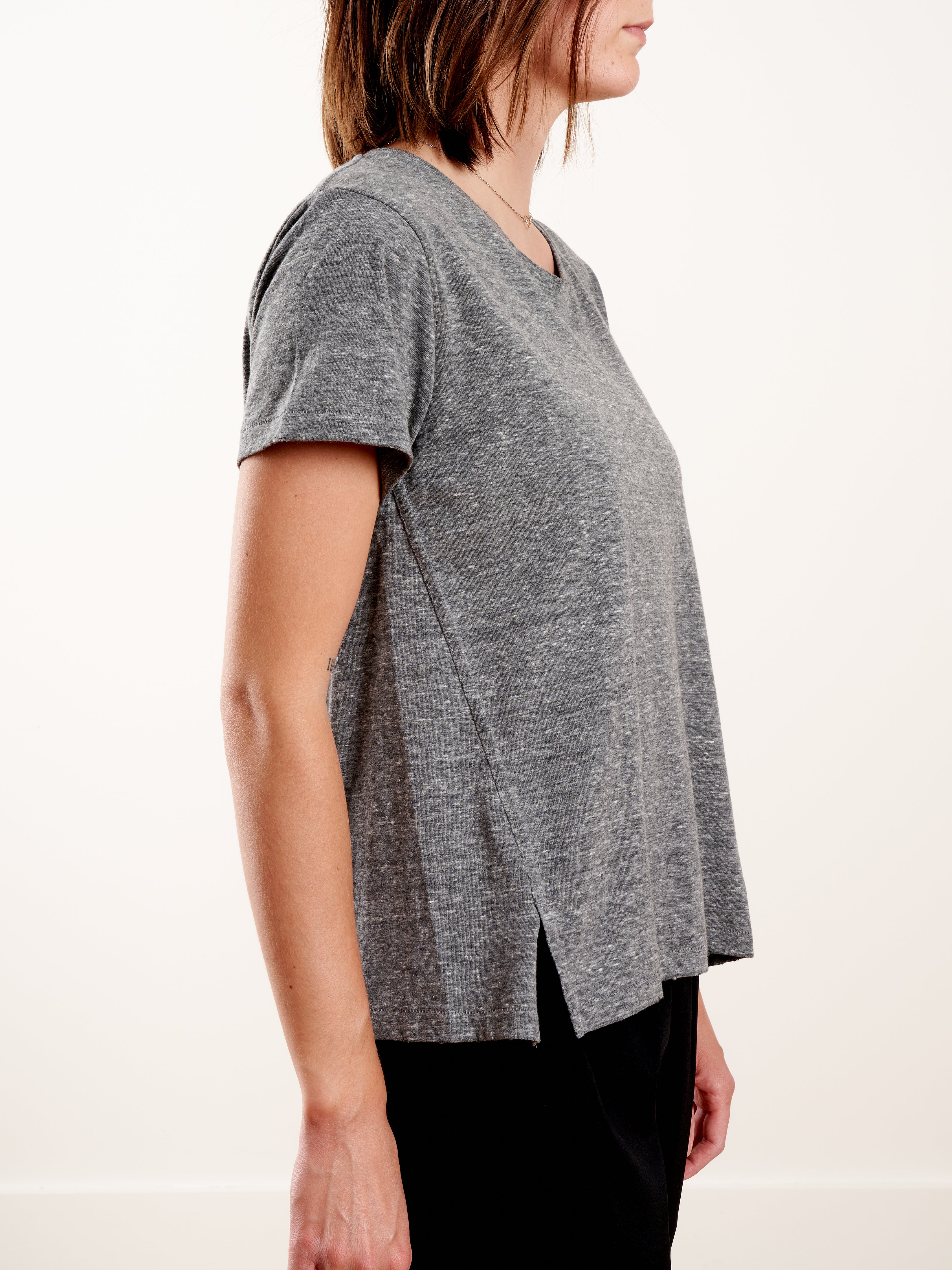 twist tee - heather grey - Image 4