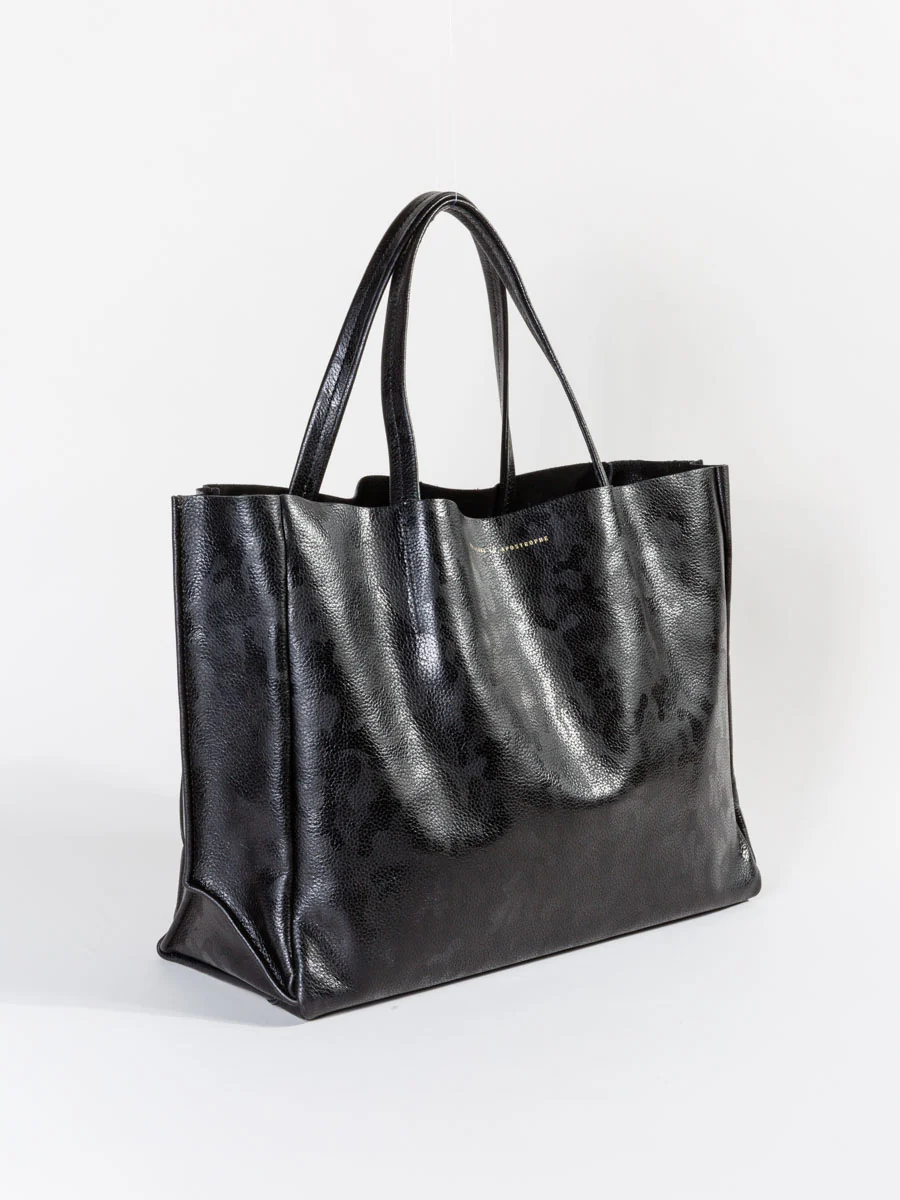 sideways tote - black camo - Image 2