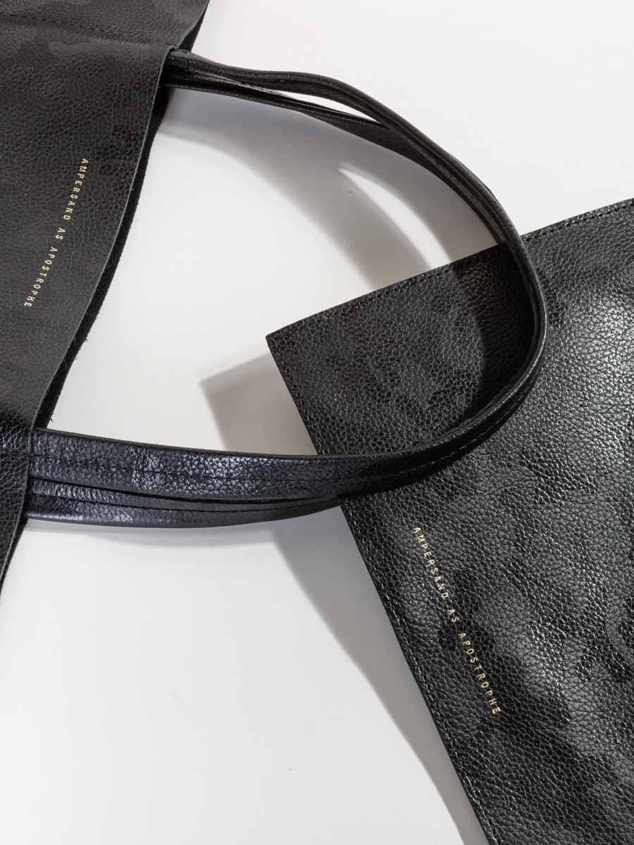 sideways tote - black camo - Image 7