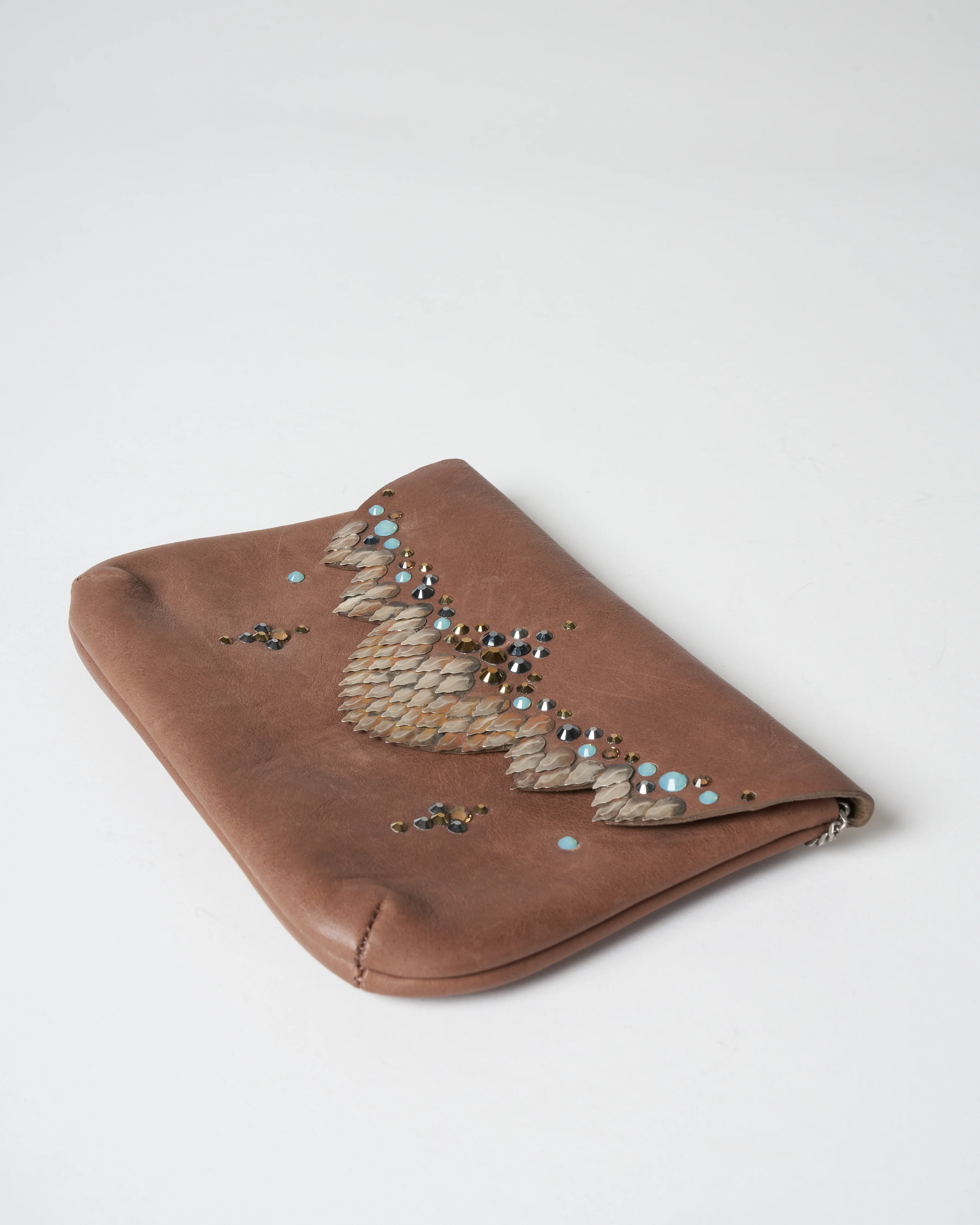 fancy clutch with sterling silver scales - Image 3