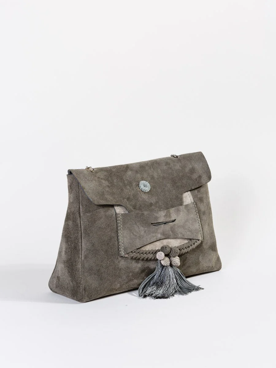loafer clutch - dark grey - Image 2