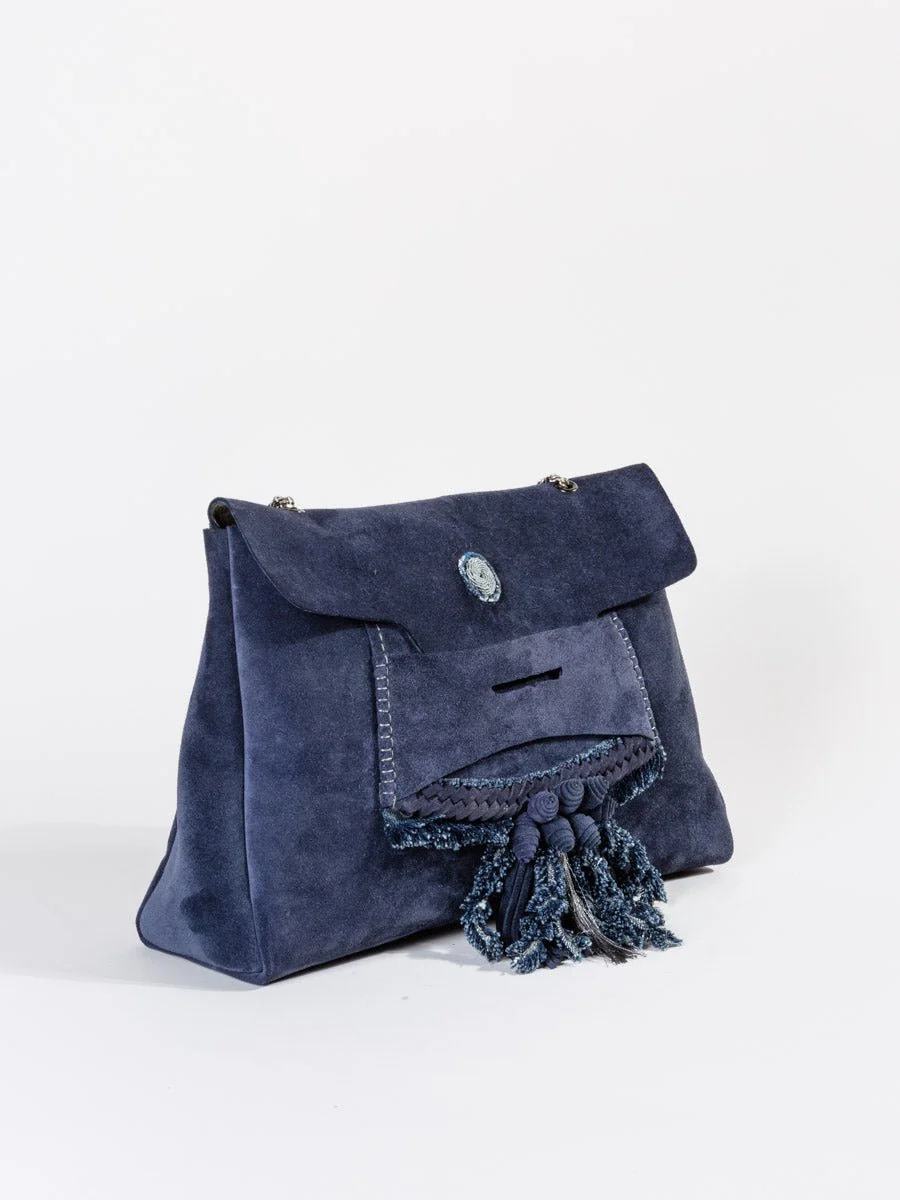 loafer clutch - navy blue - Image 2