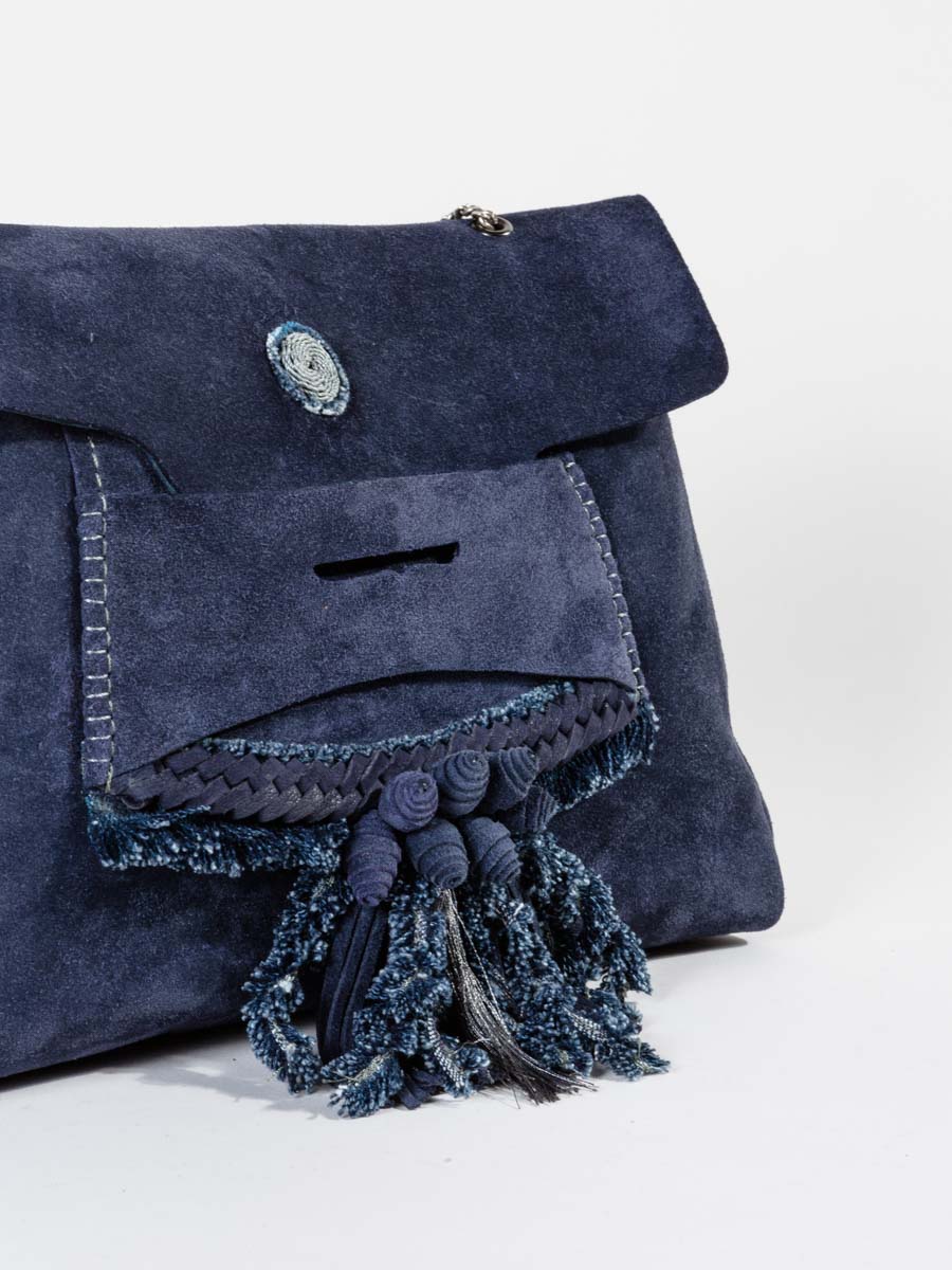 loafer clutch - navy blue - Image 3