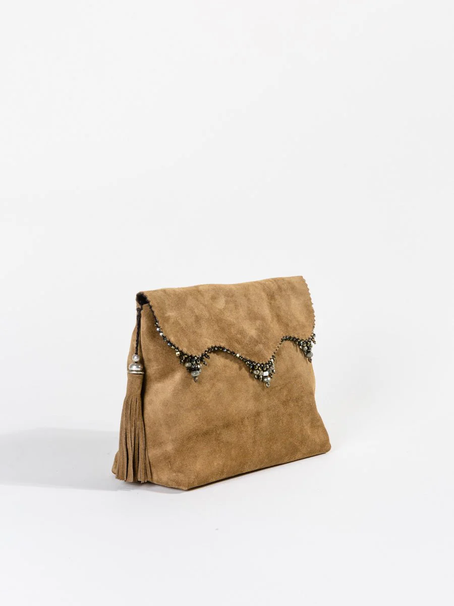 reversible crossbody bag - cognac/black - Image 2