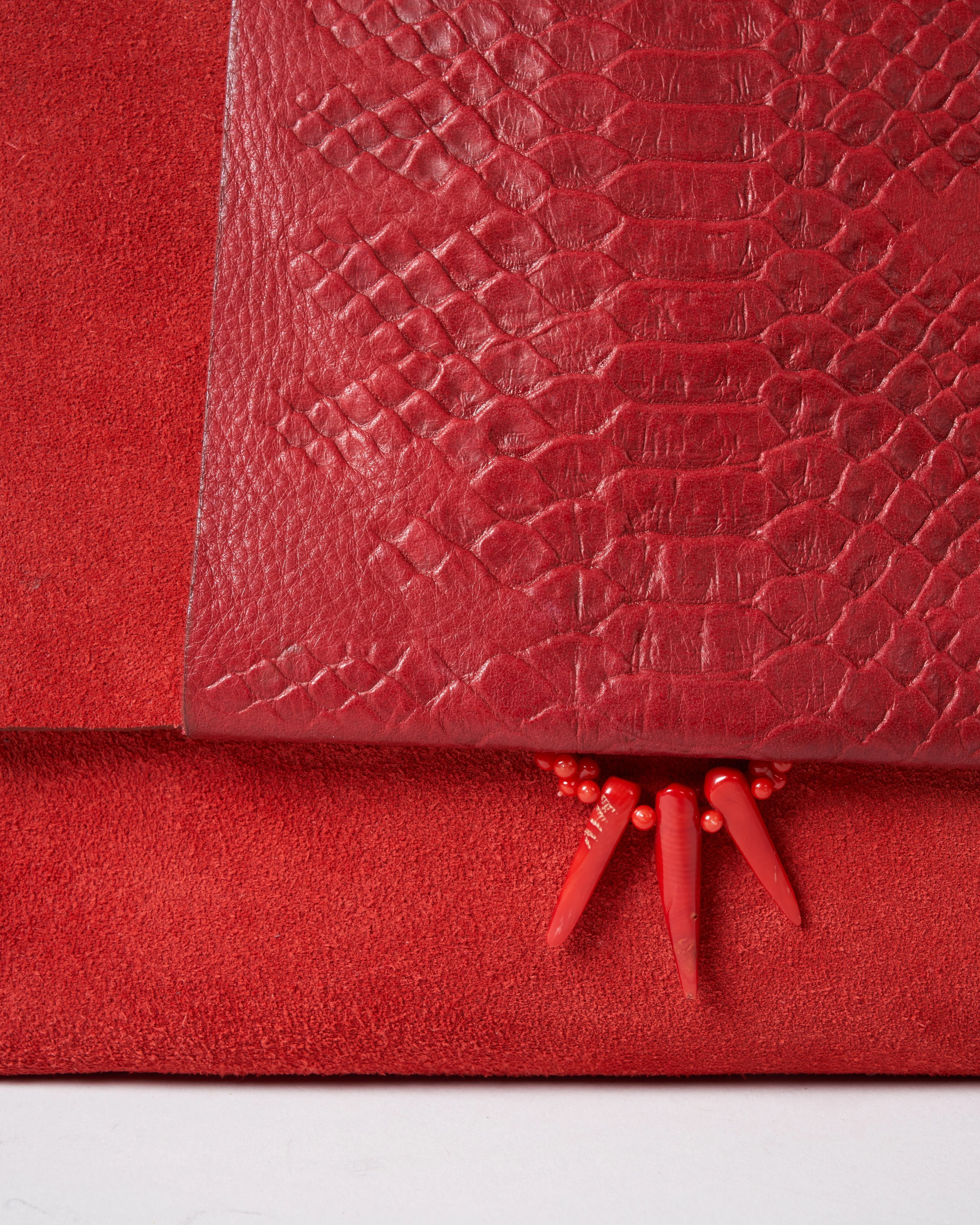satchel - red - Image 5