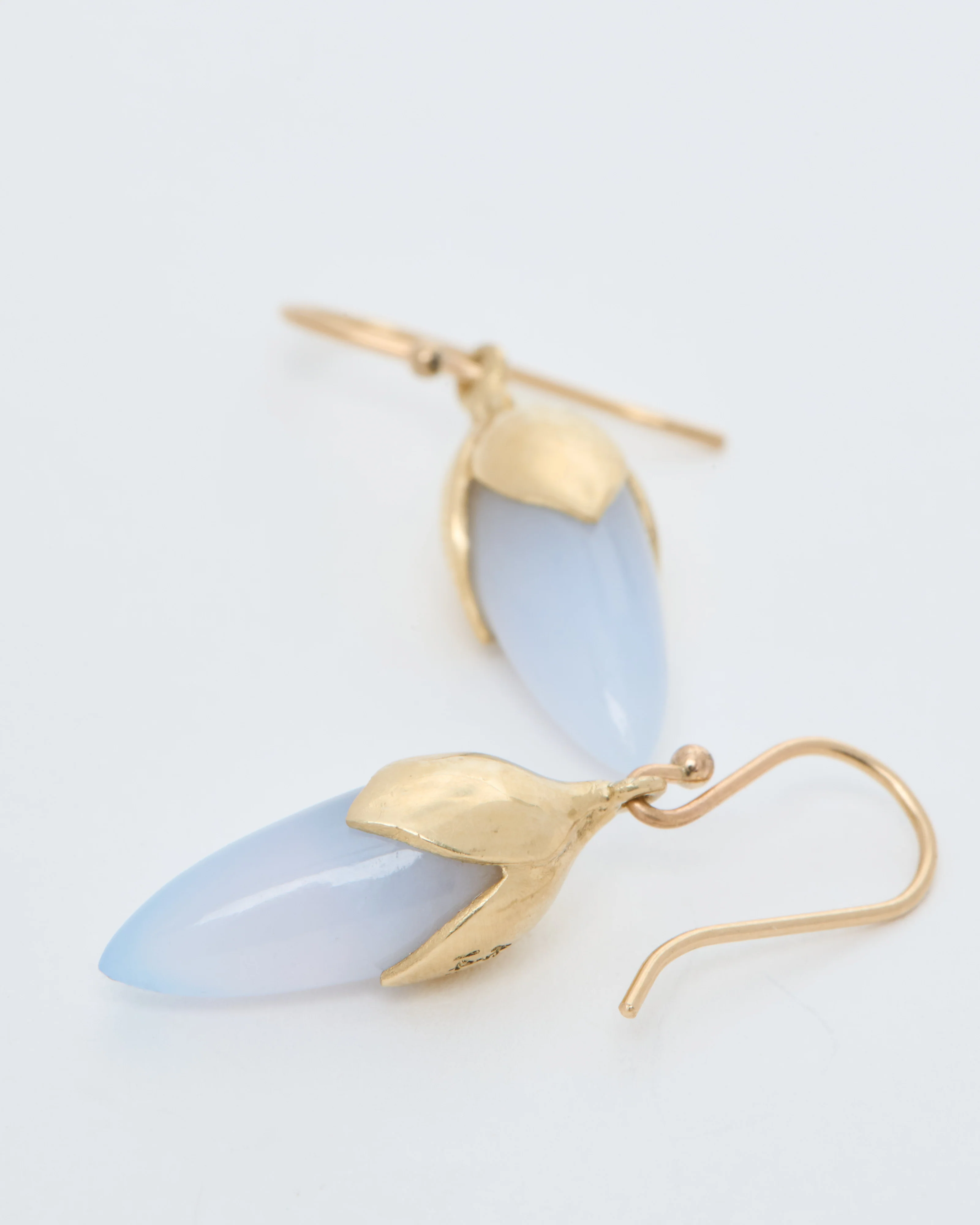 long bud drop earrings - Image 2