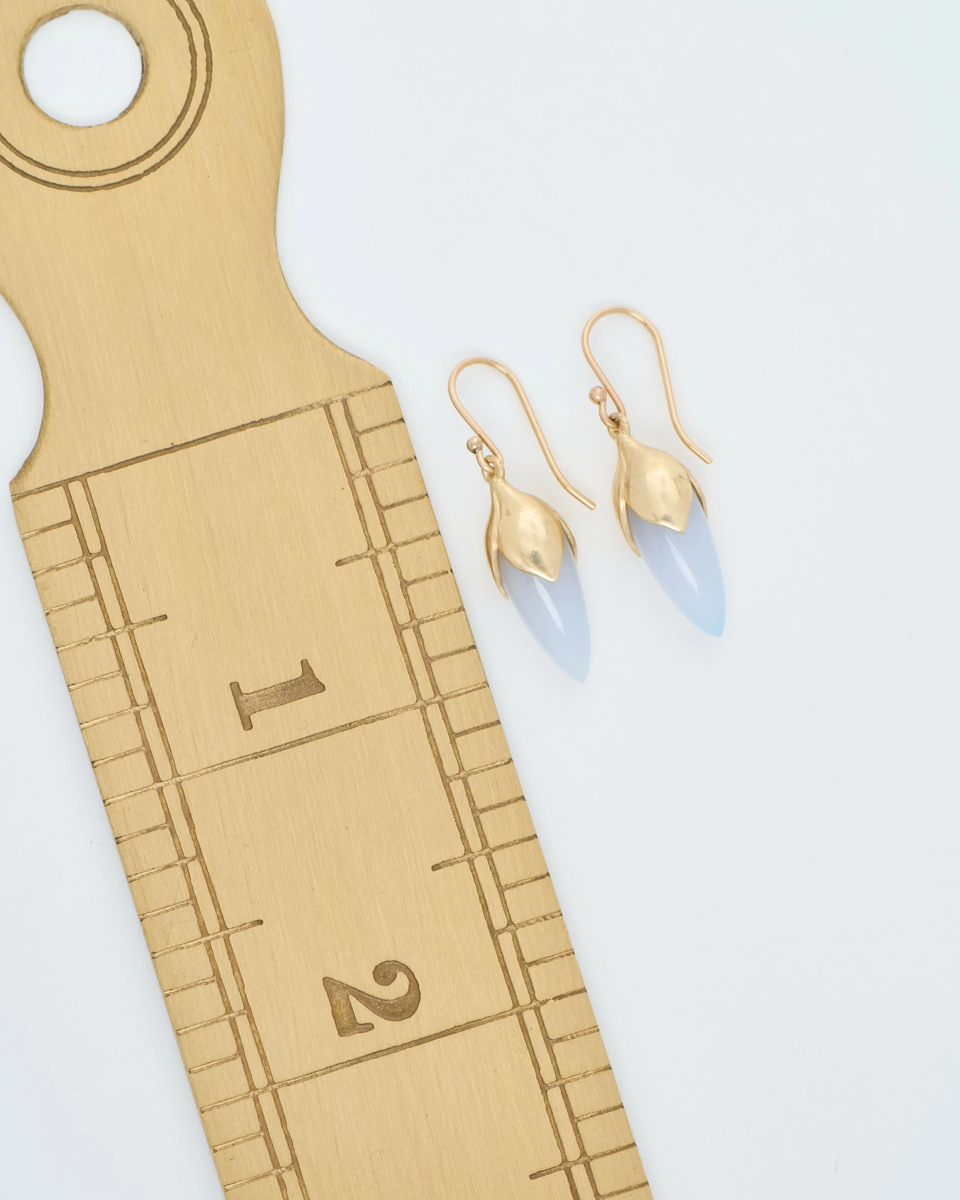 long bud drop earrings - Image 8