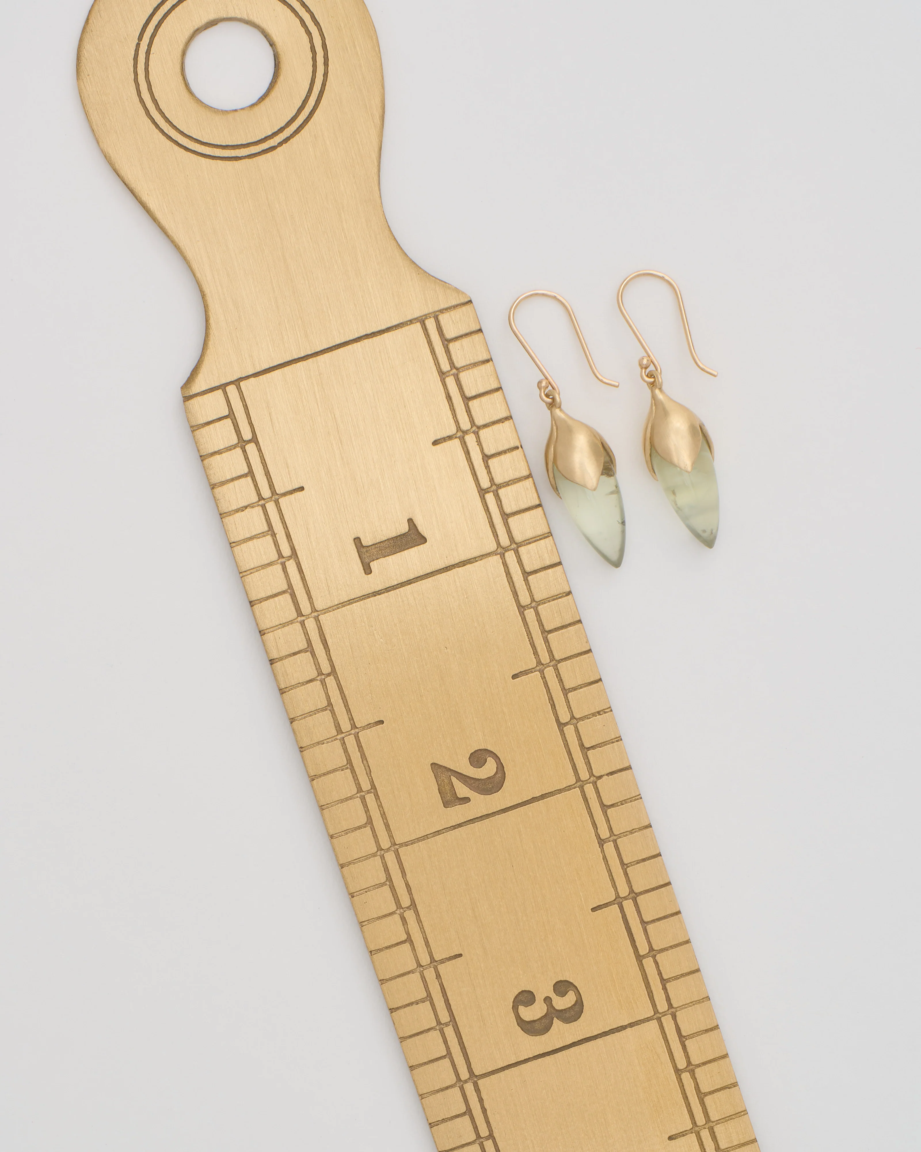 long bud drop earrings - Image 4