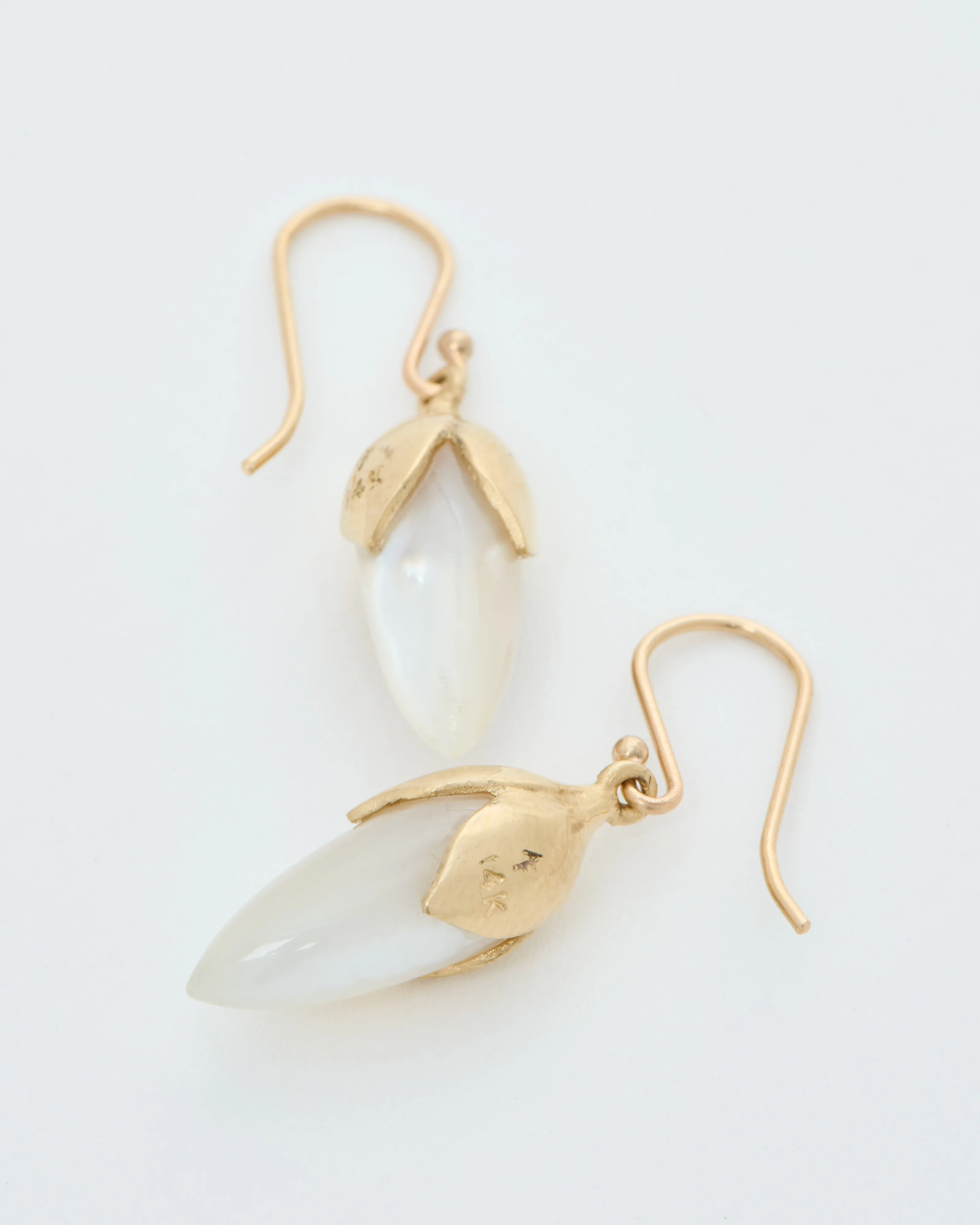 long bud drop earrings - Image 2