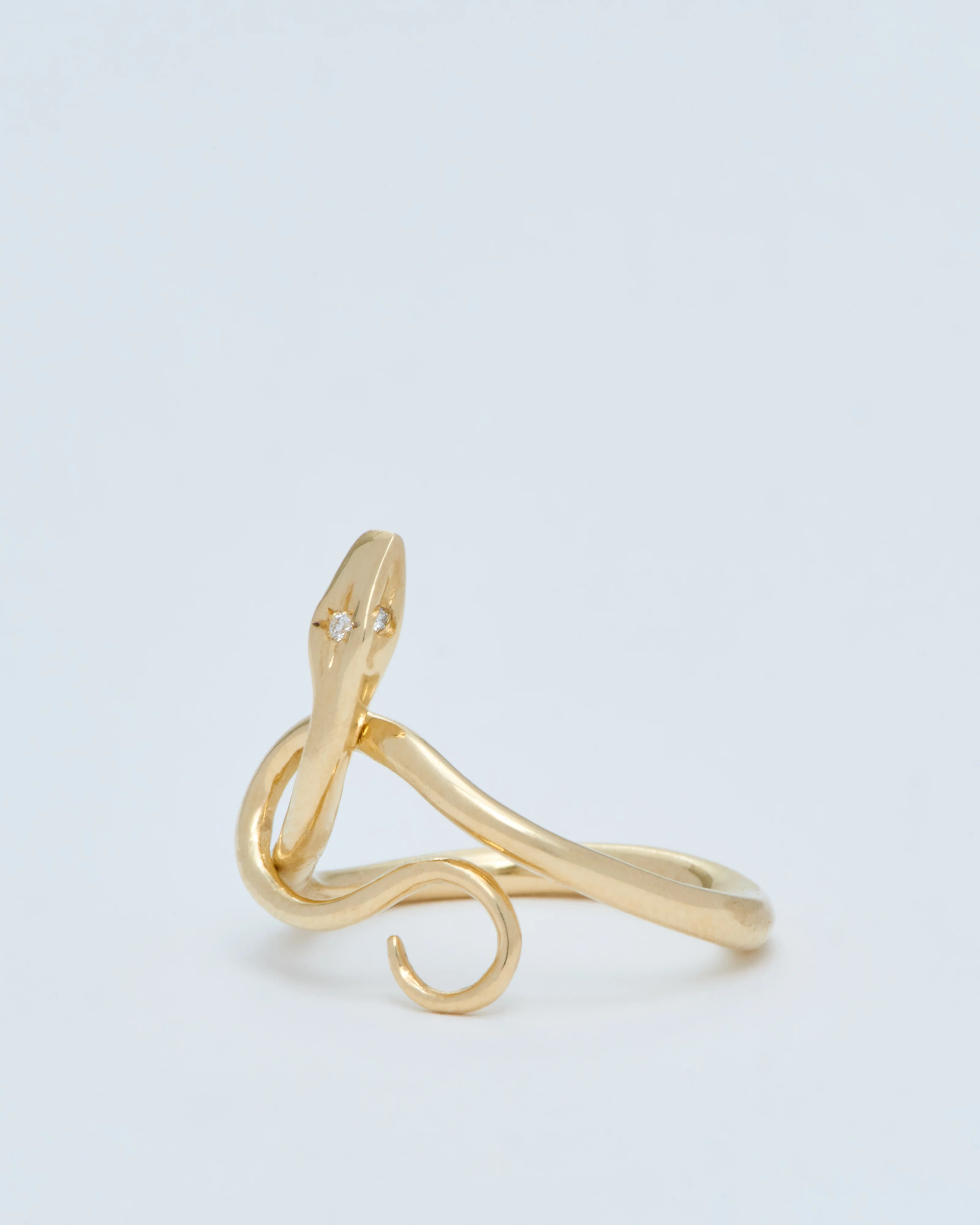 serpent ring with diamonds - Image 3