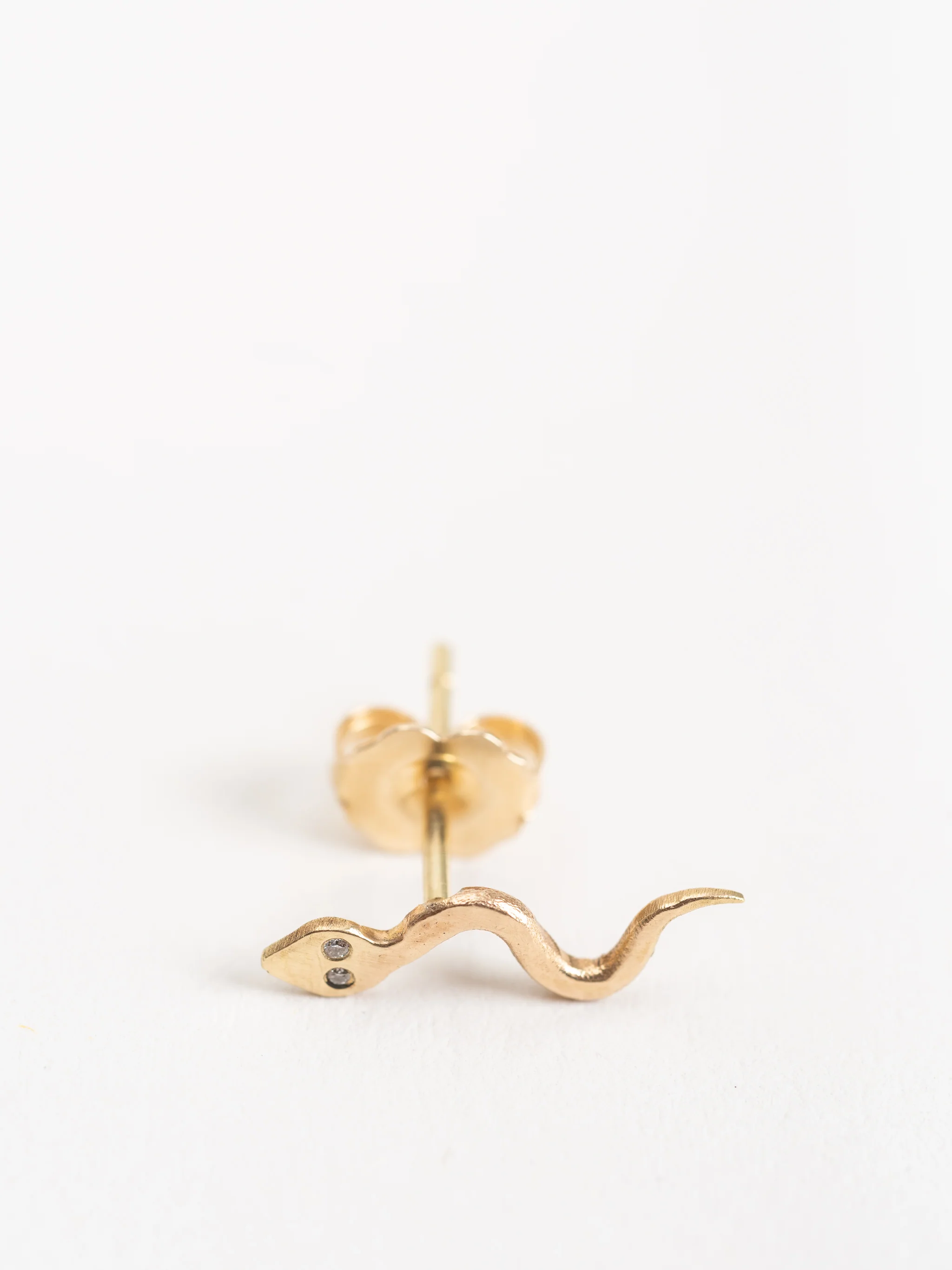 mini stud snake earrings - Image 2