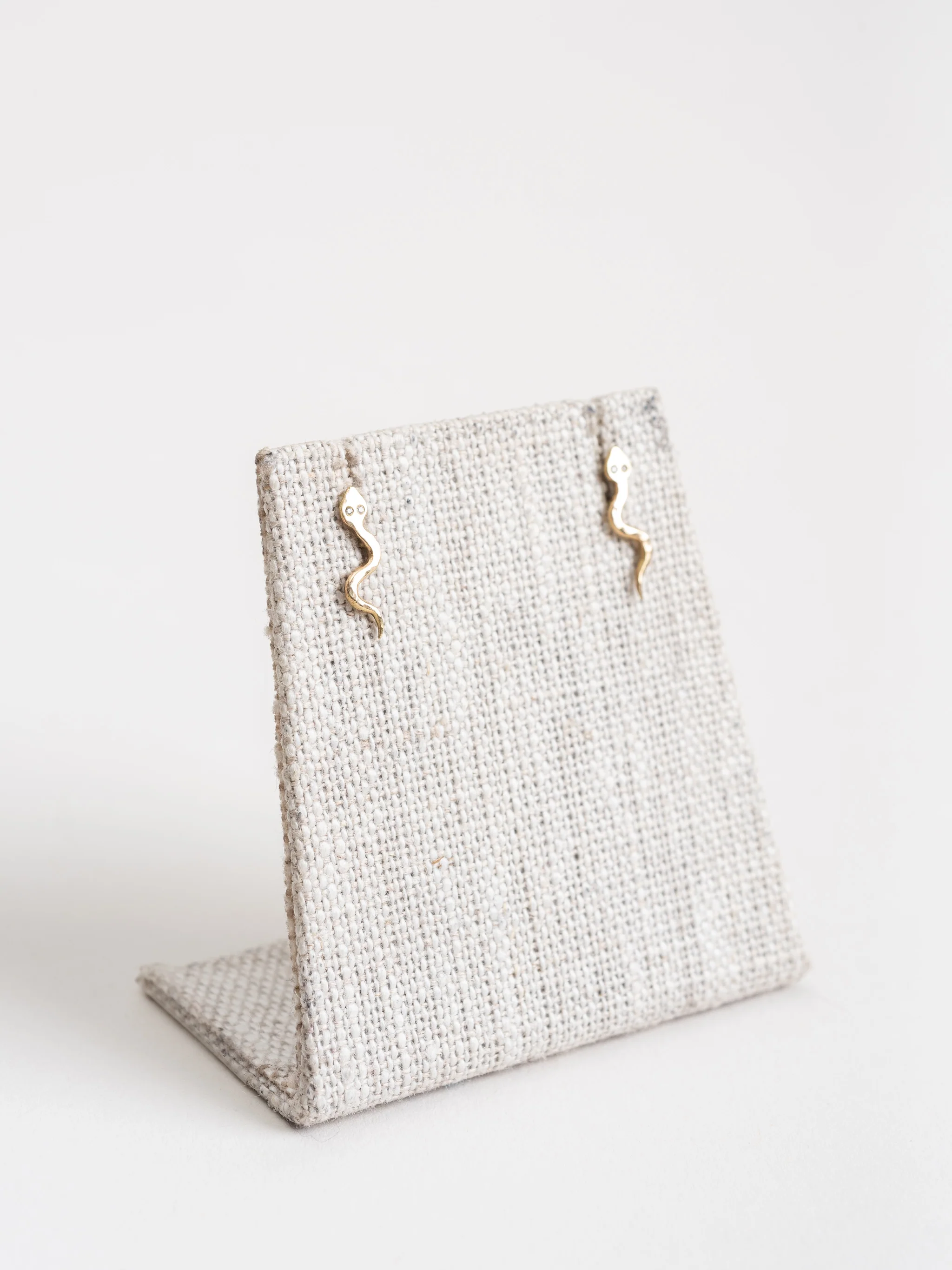 mini stud snake earrings - Image 3