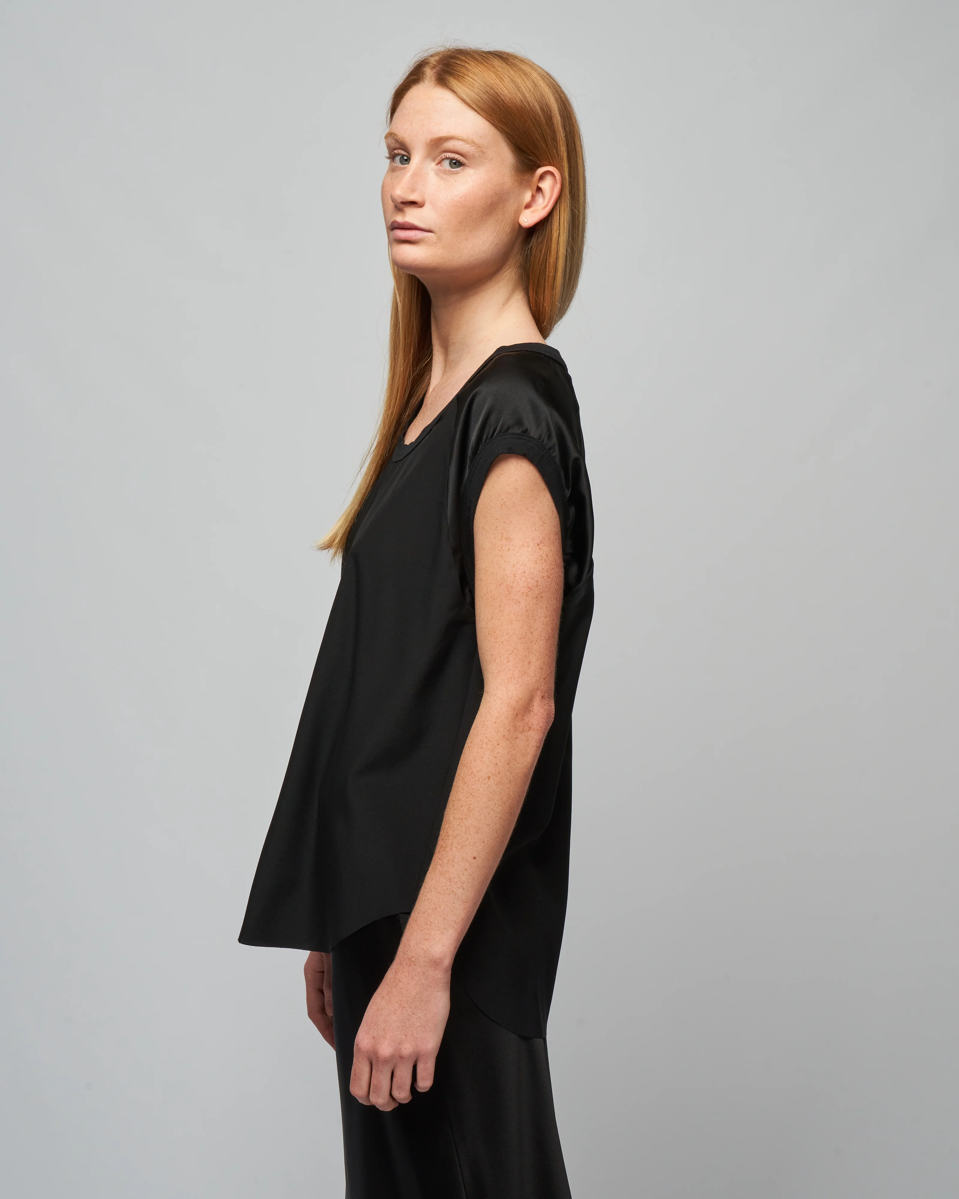 char capsleeve baseball tee - jet - Image 3